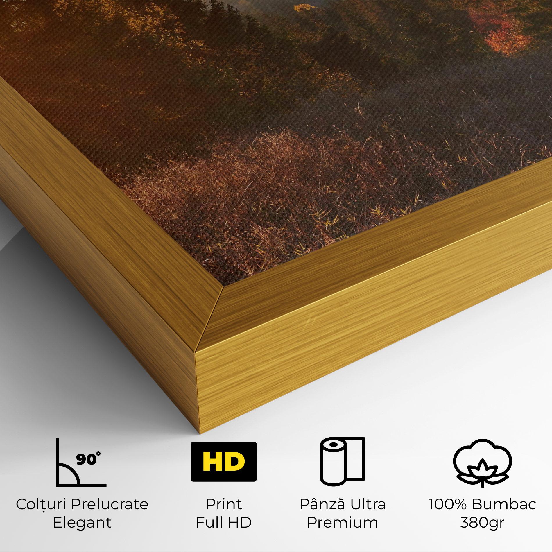 Tablou Canvas Autumn Morning mockup 4