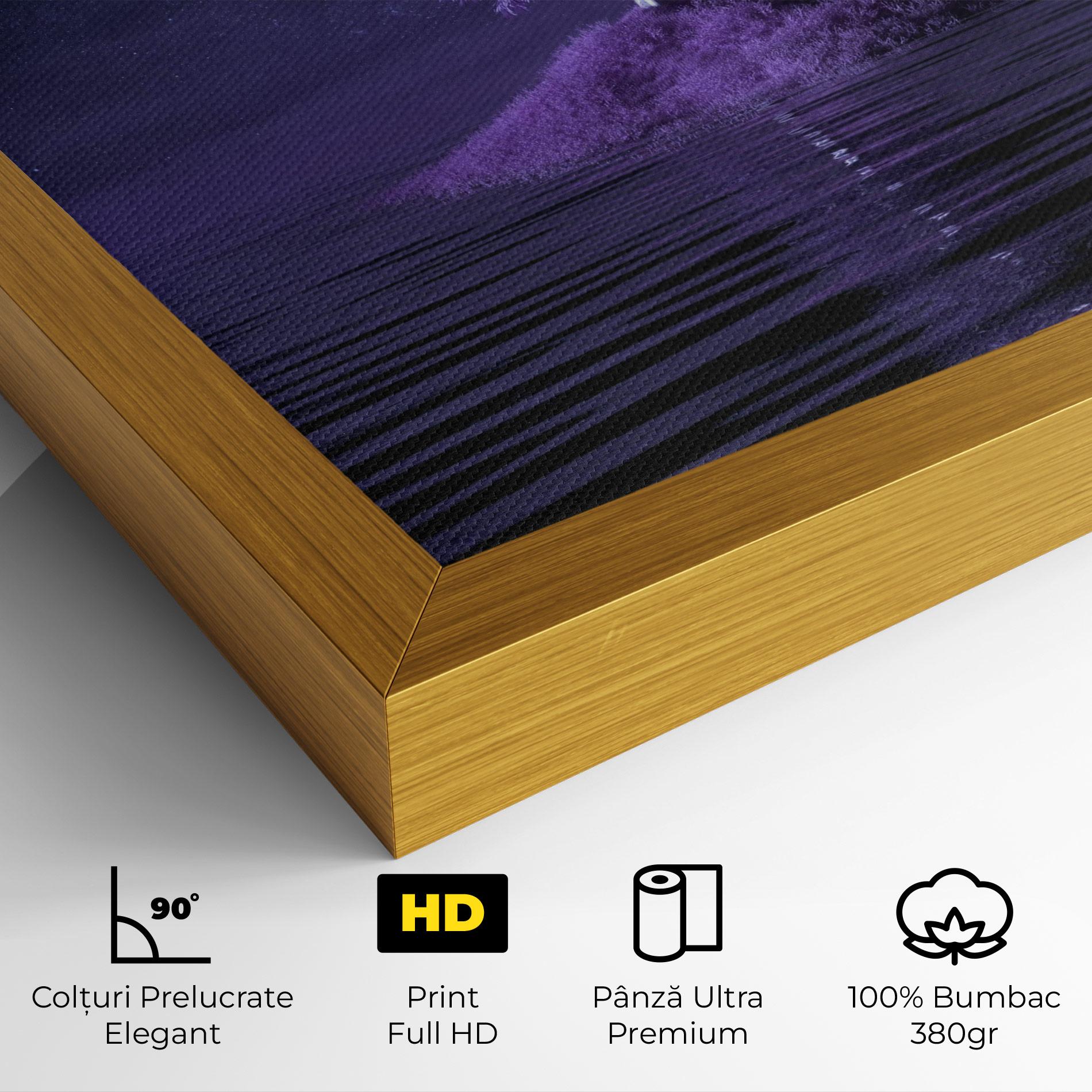 Tablou Canvas Magenta Landscape mockup 4