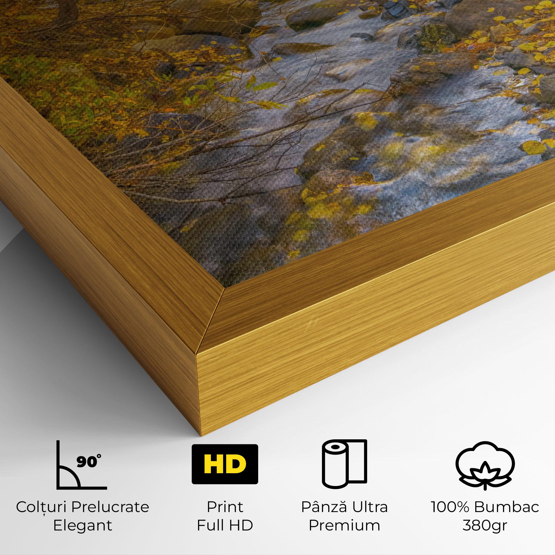 Tablou Canvas Yellow View Forest mockup 4