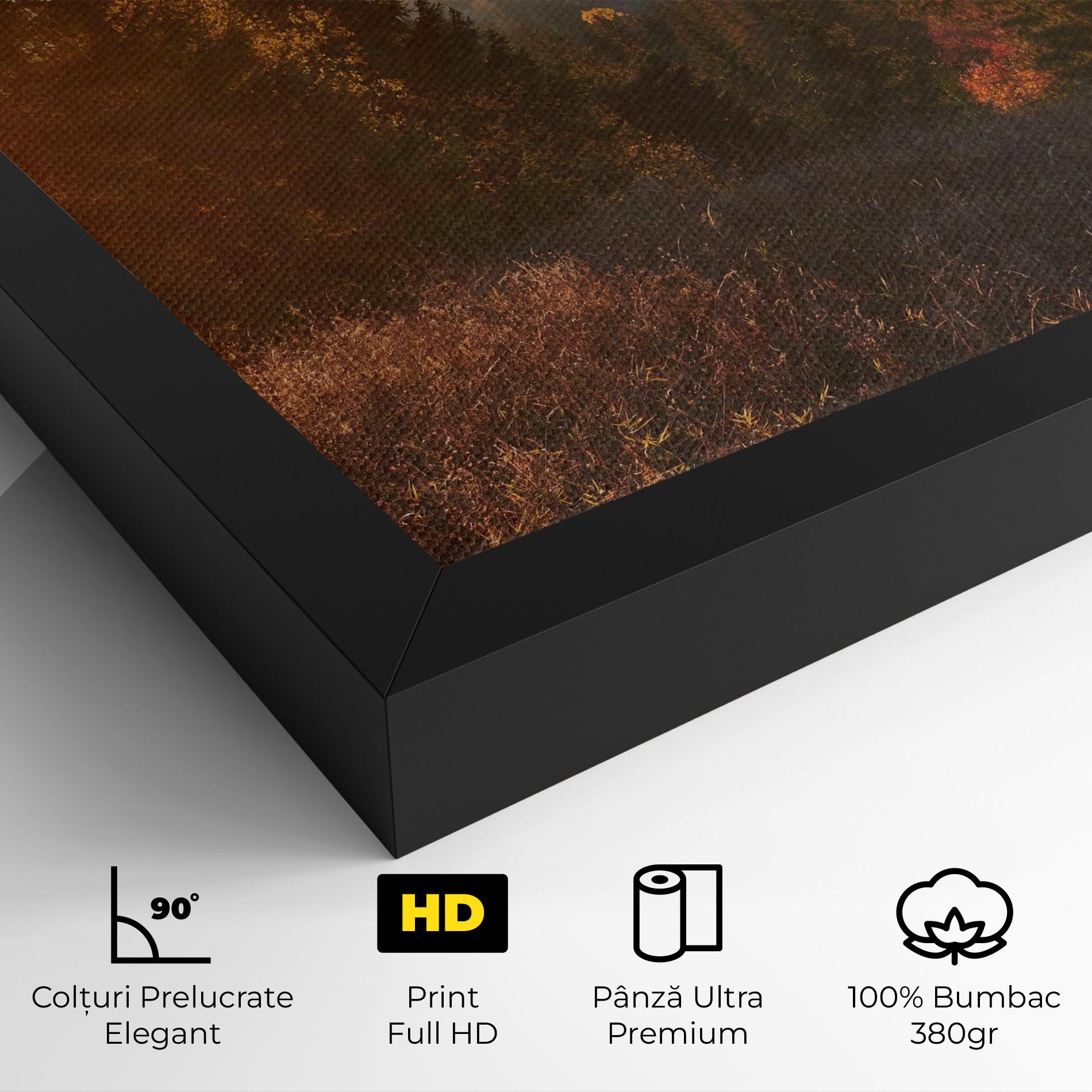 Tablou Canvas Autumn Morning mockup 4