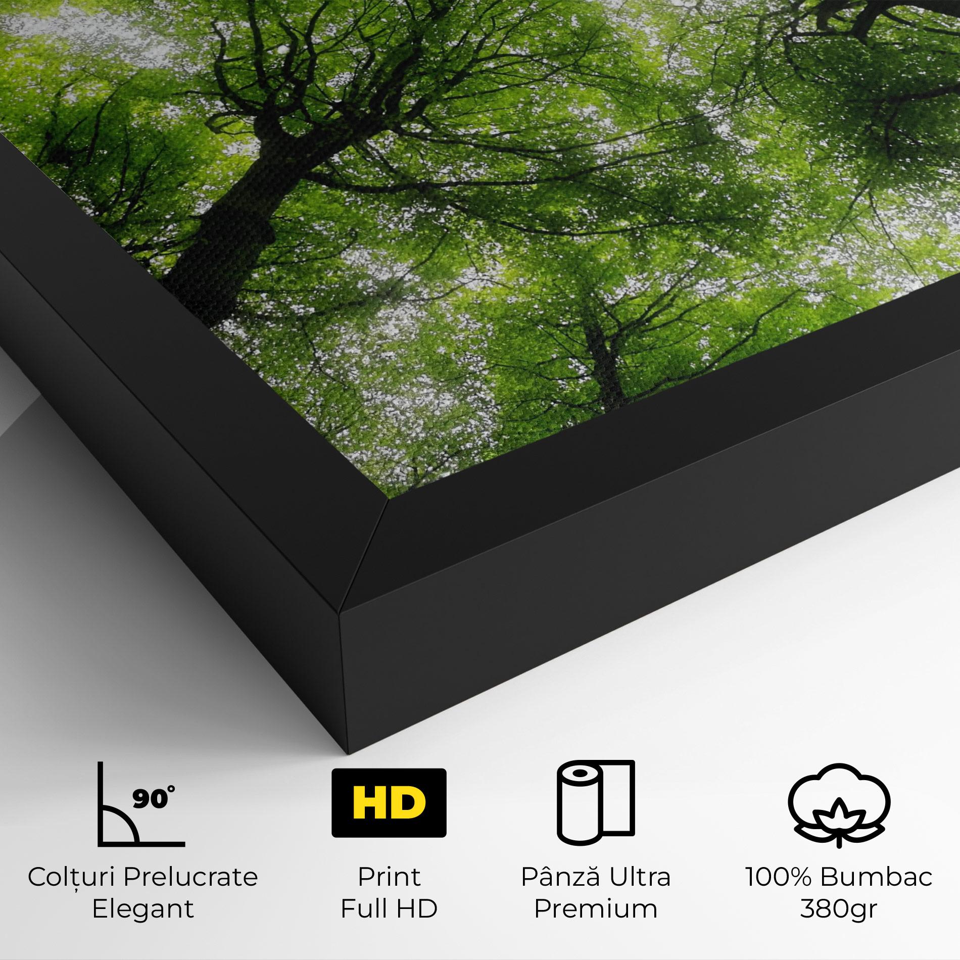 Tablou Canvas Forest Green Tree mockup 4