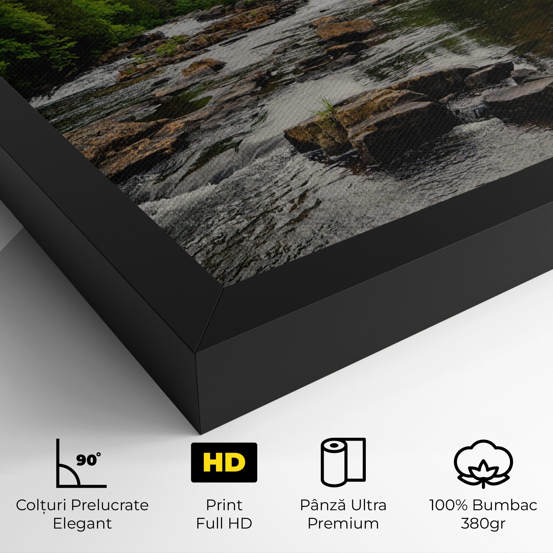 Tablou Canvas Small River Forest mockup 4