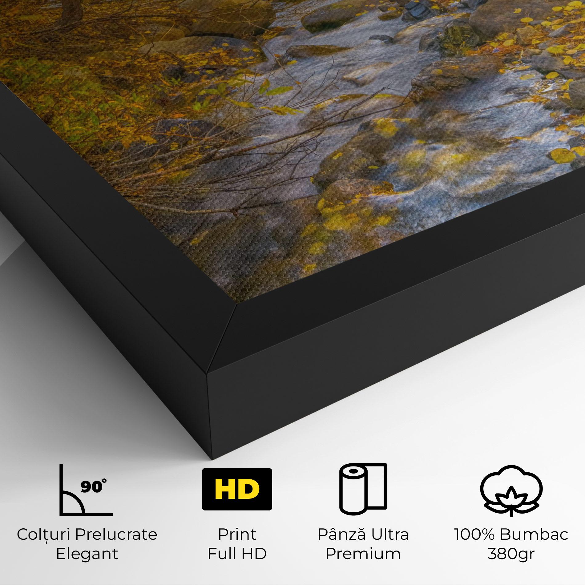 Tablou Canvas Yellow View Forest mockup 4