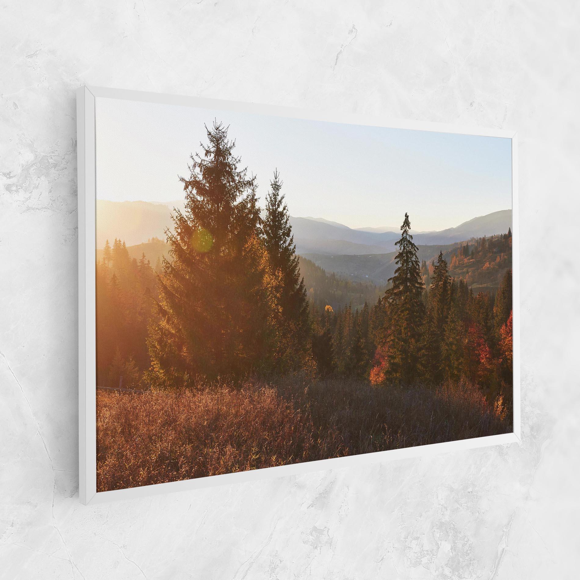 Tablou Canvas Autumn Morning mockup 1