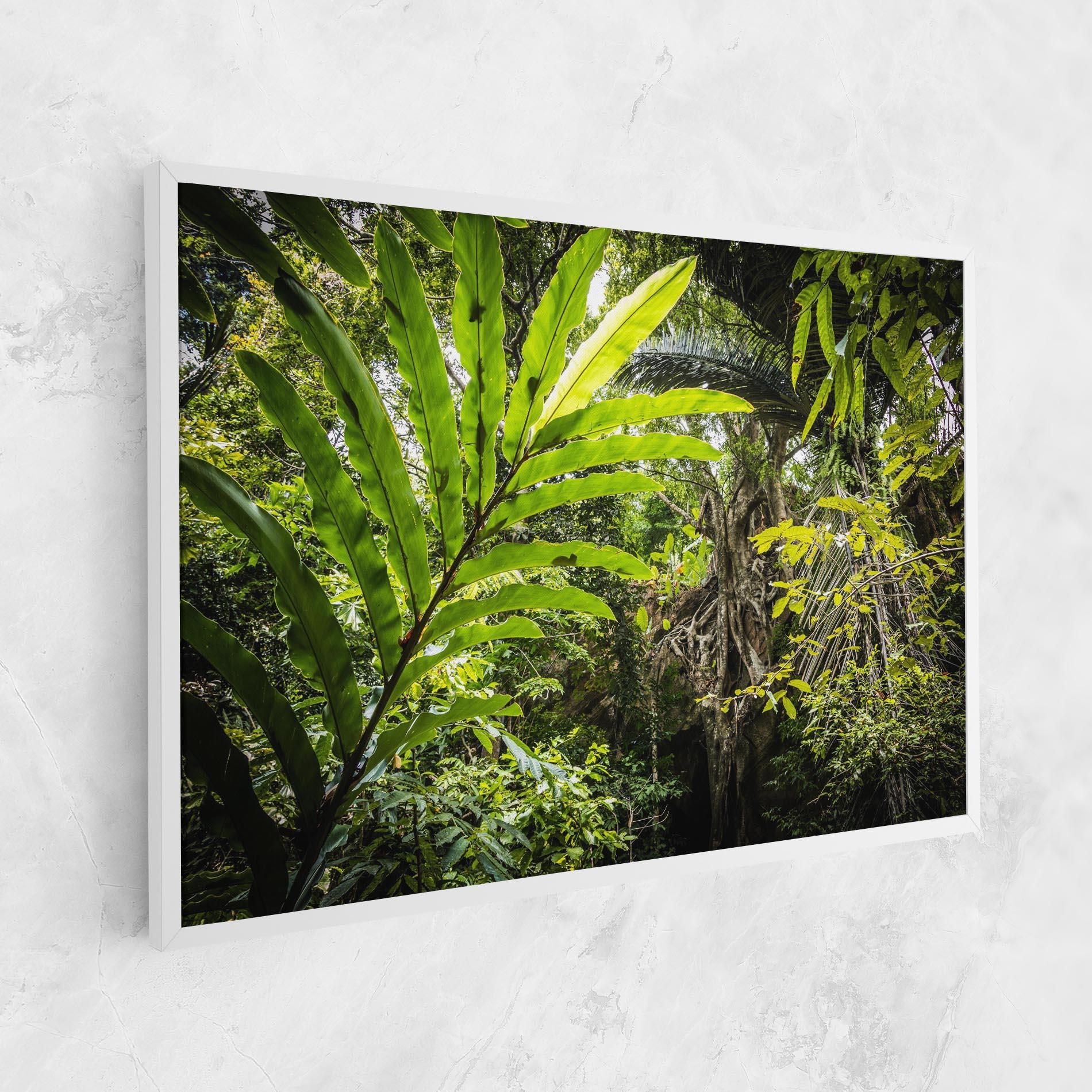 Tablou Canvas Big Leaf Forest mockup 1