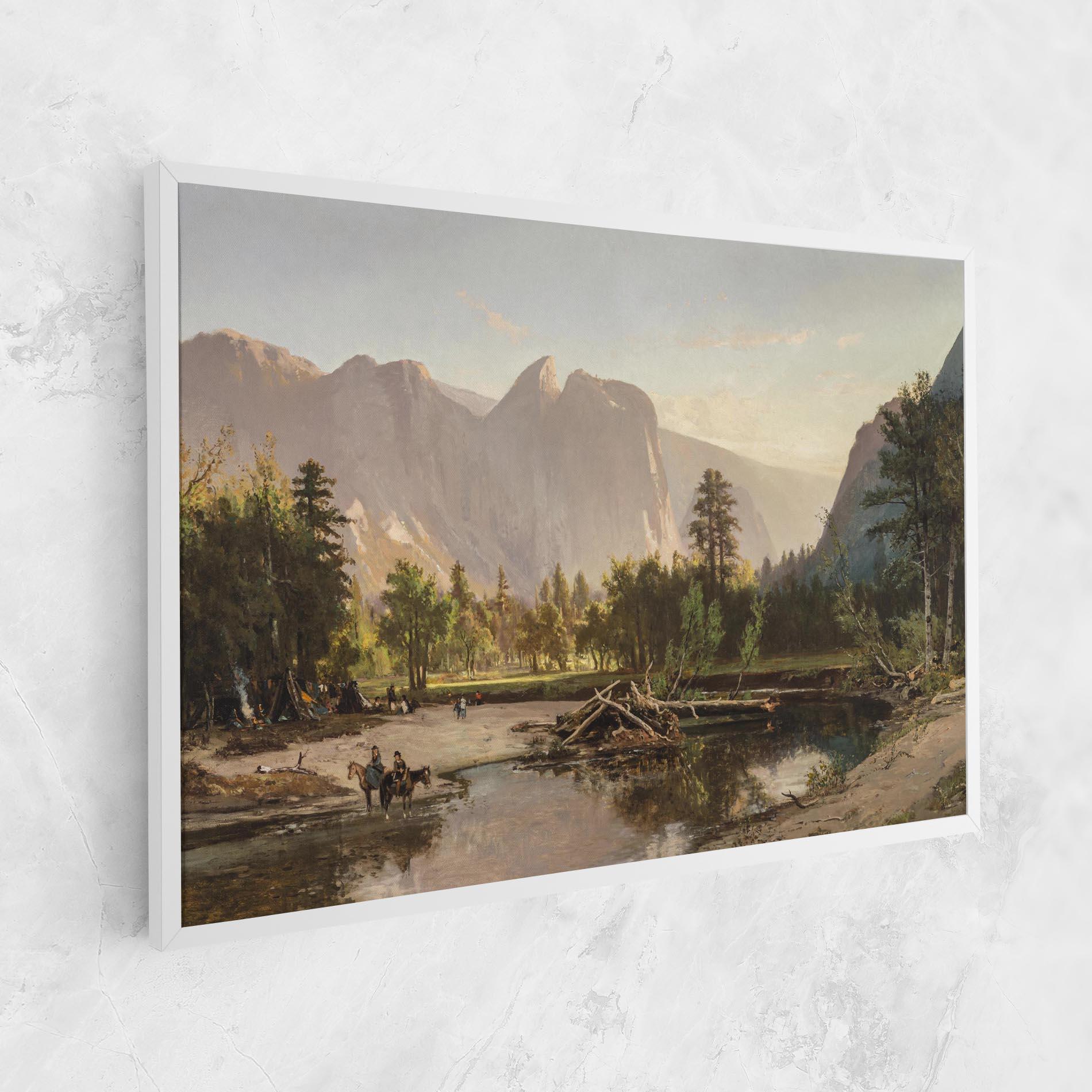 Tablou Canvas Small Lake Forest mockup 1