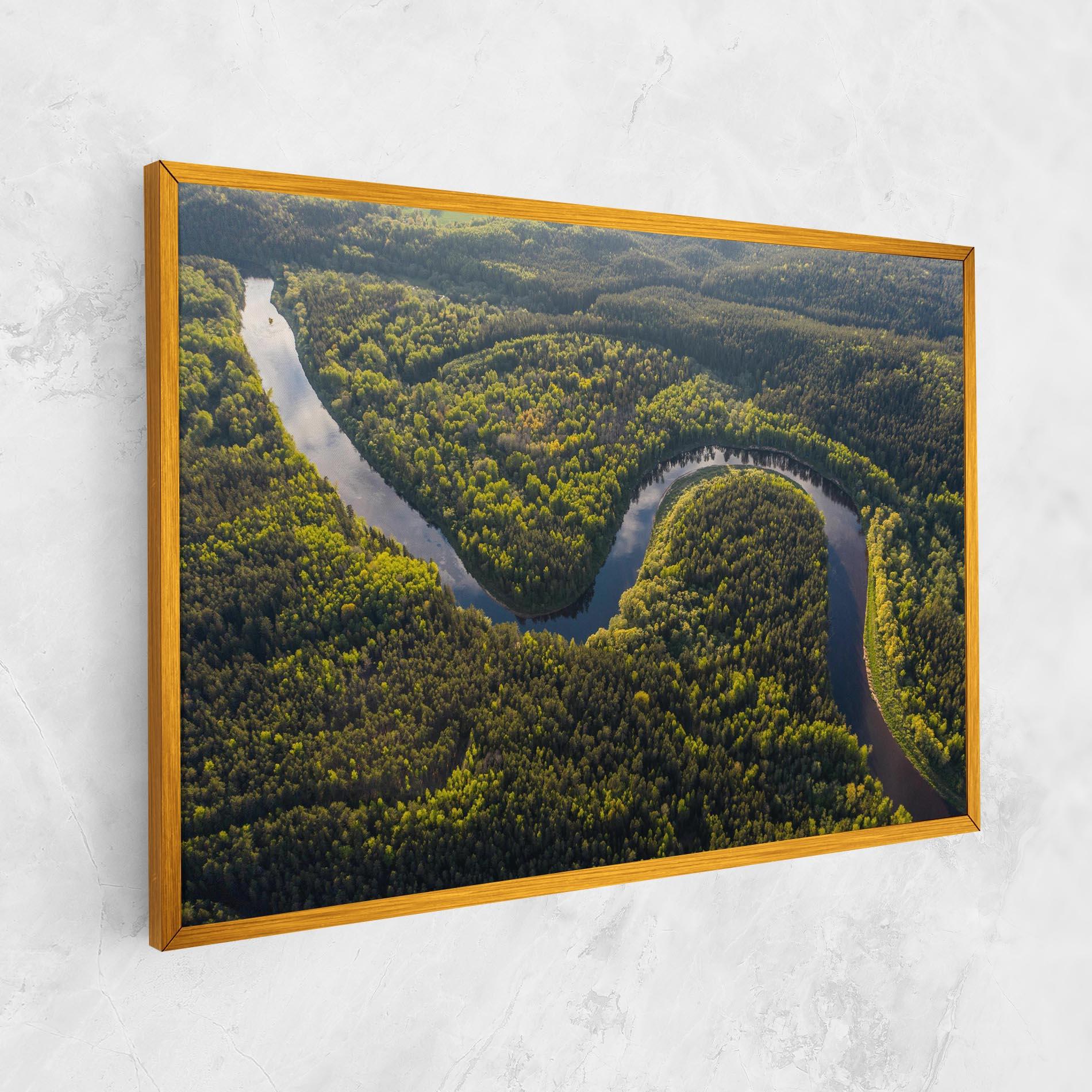 Tablou Canvas Amazing River View mockup 1
