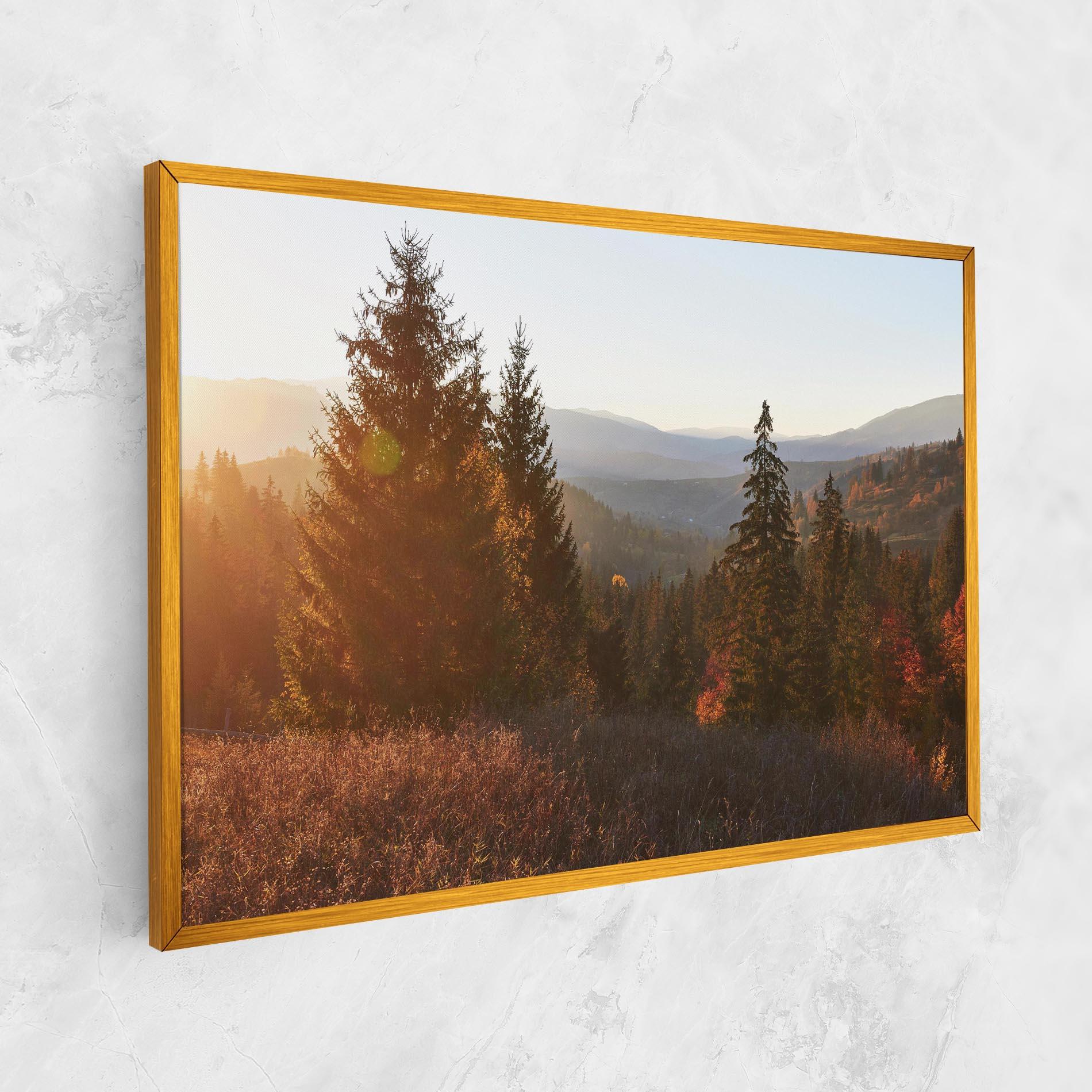 Tablou Canvas Autumn Morning mockup 1