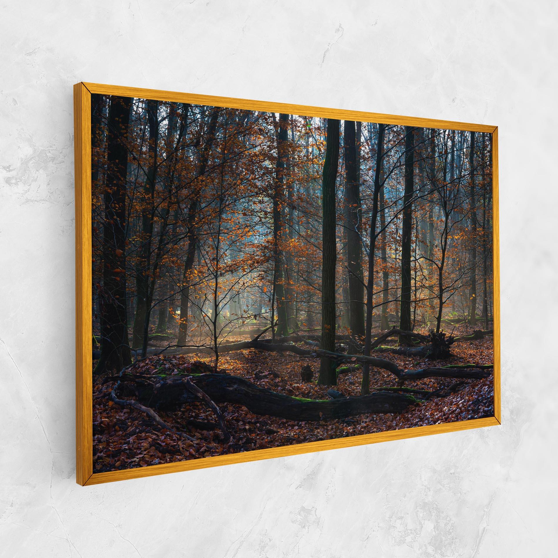 Tablou Canvas Forest Autumn Day mockup 1