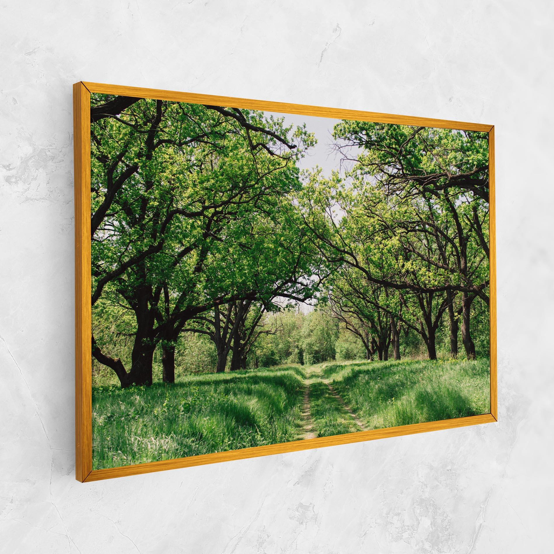 Tablou Canvas Forest Green Path mockup 1