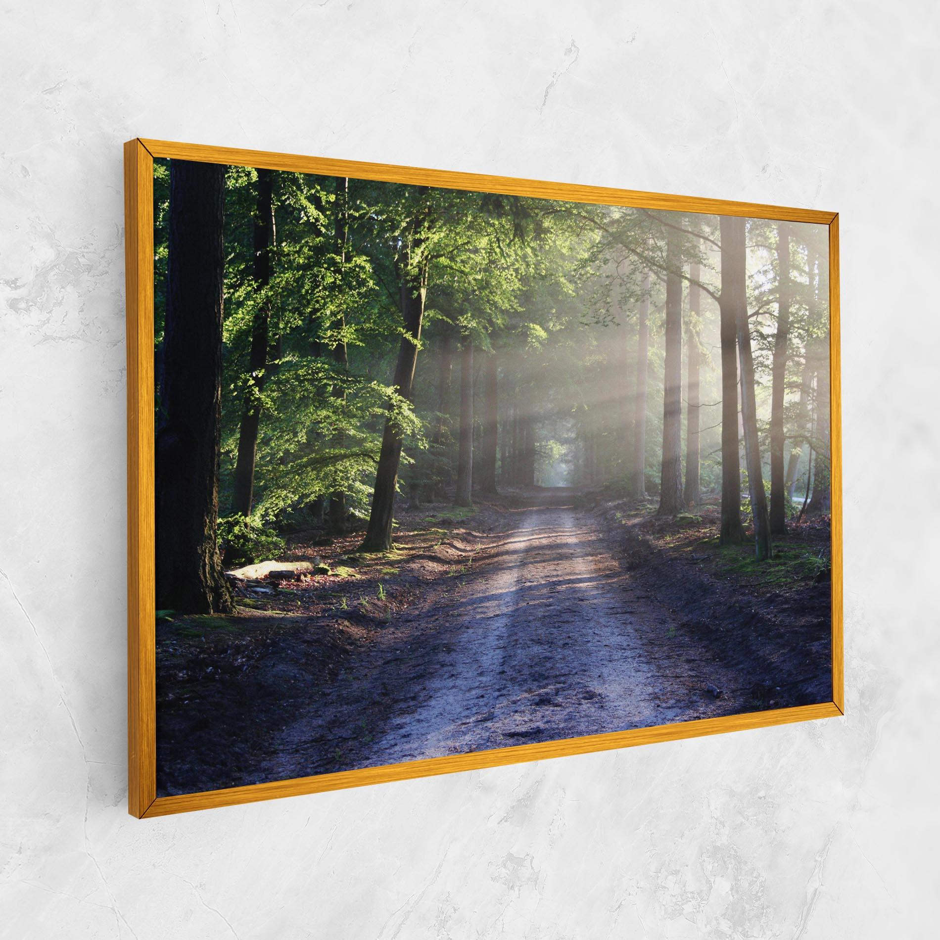 Tablou Canvas Forest Road mockup 1