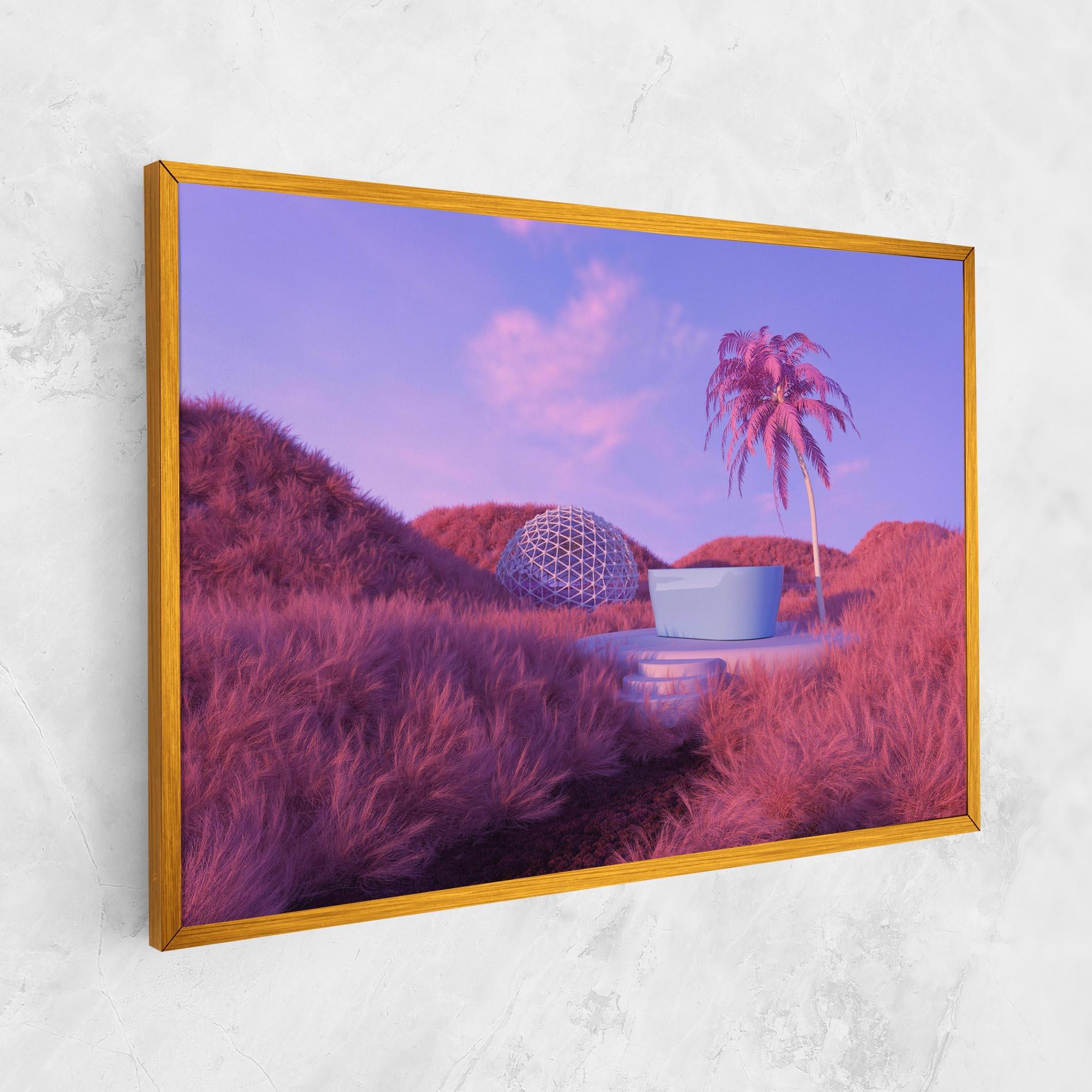 Tablou Canvas Pink World mockup 1