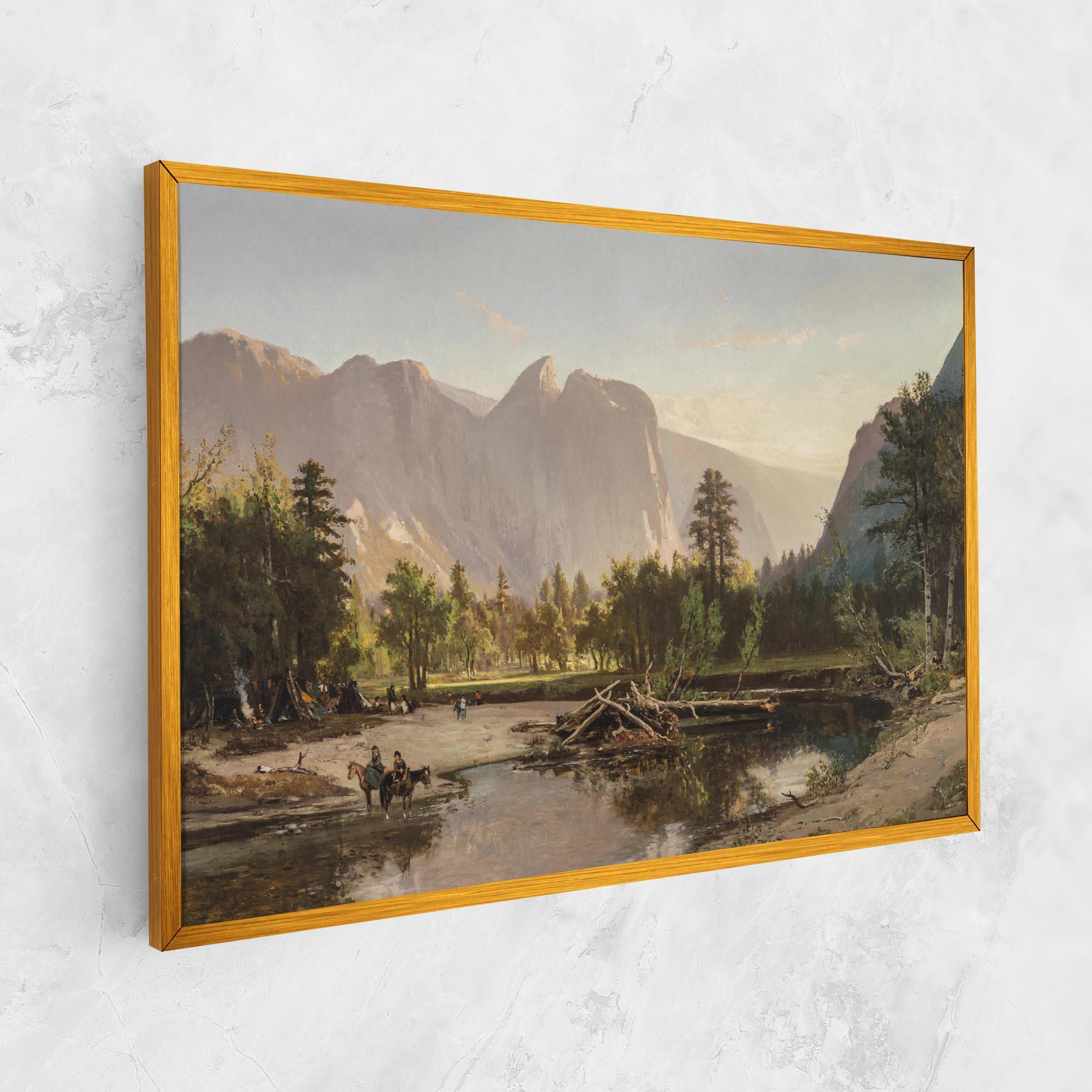 Tablou Canvas Small Lake Forest mockup 1