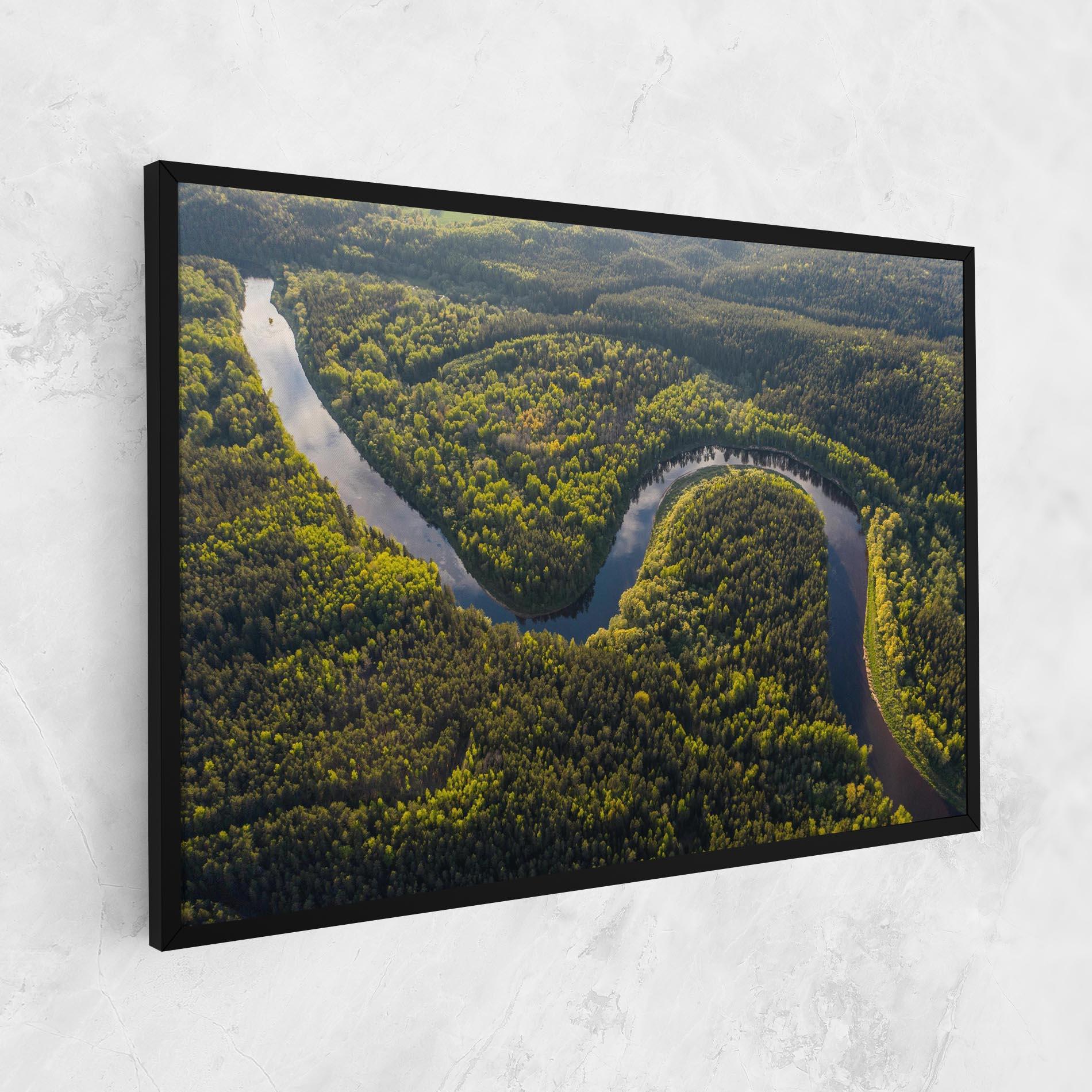 Tablou Canvas Amazing River View mockup 1