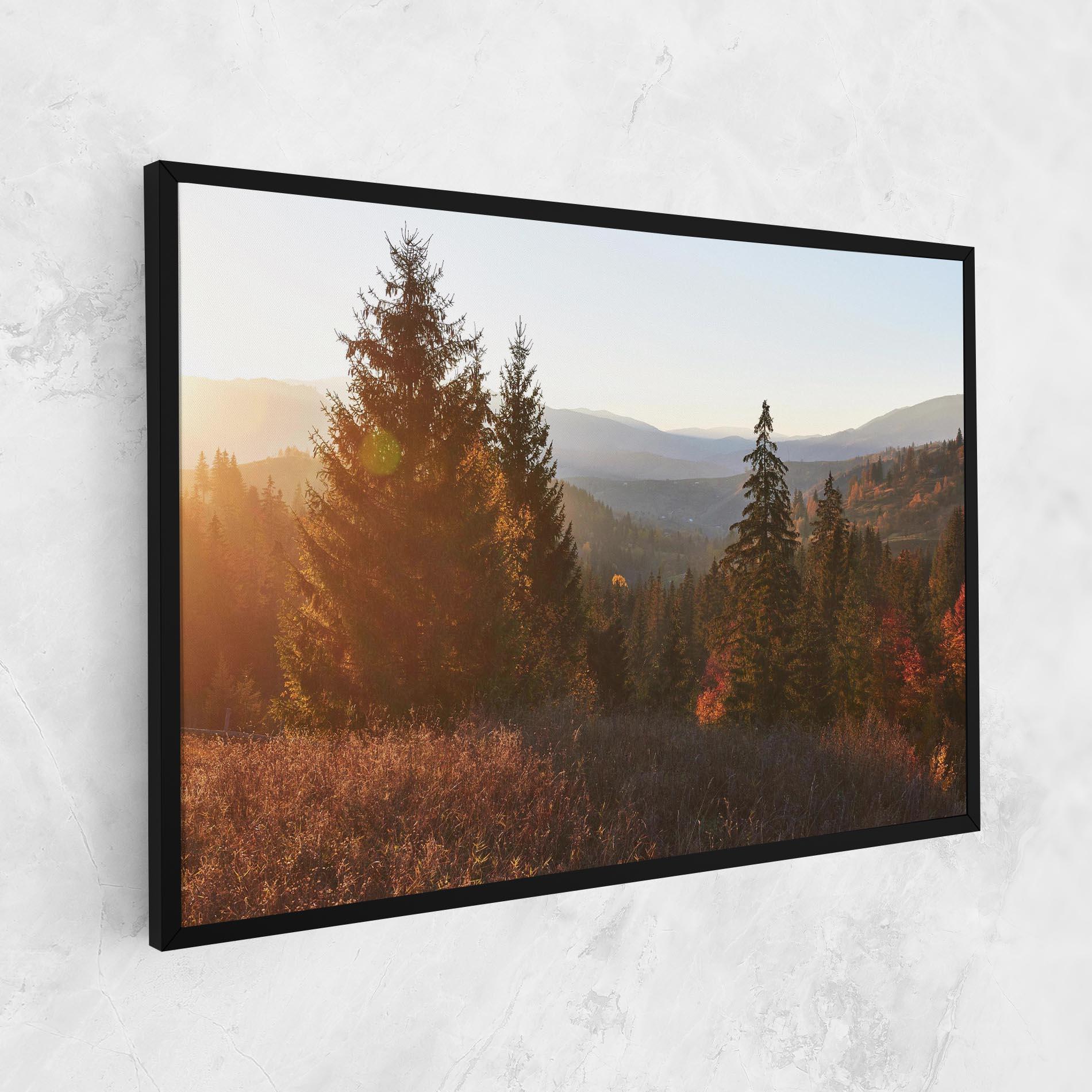 Tablou Canvas Autumn Morning mockup 1