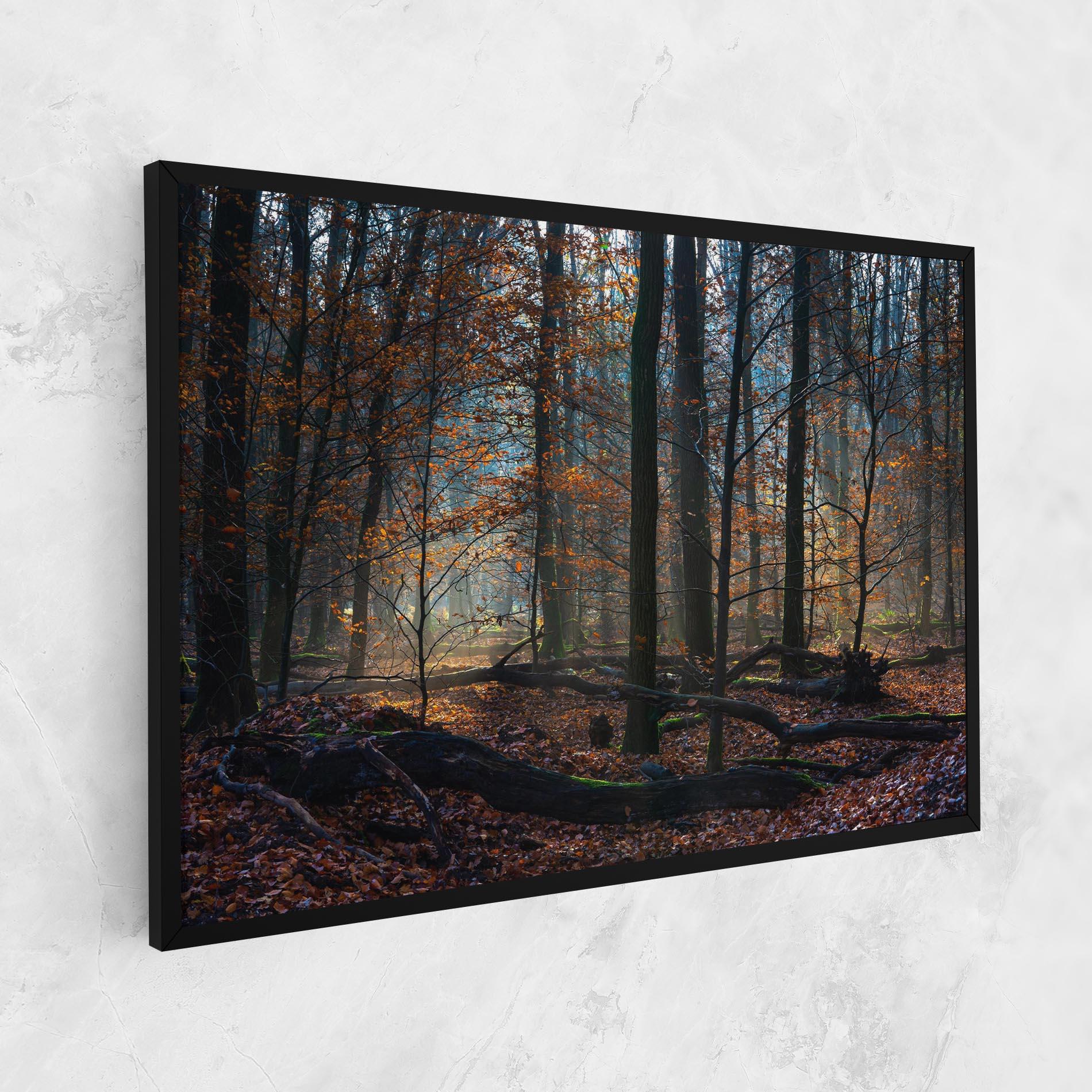 Tablou Canvas Forest Autumn Day mockup 1
