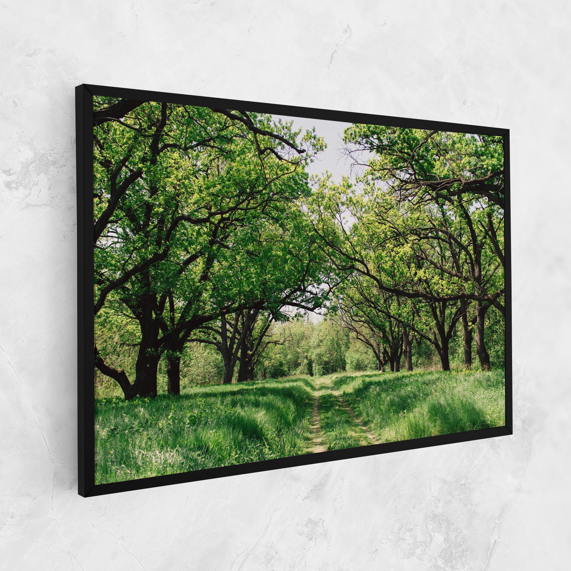 Tablou Canvas Forest Green Path mockup 1