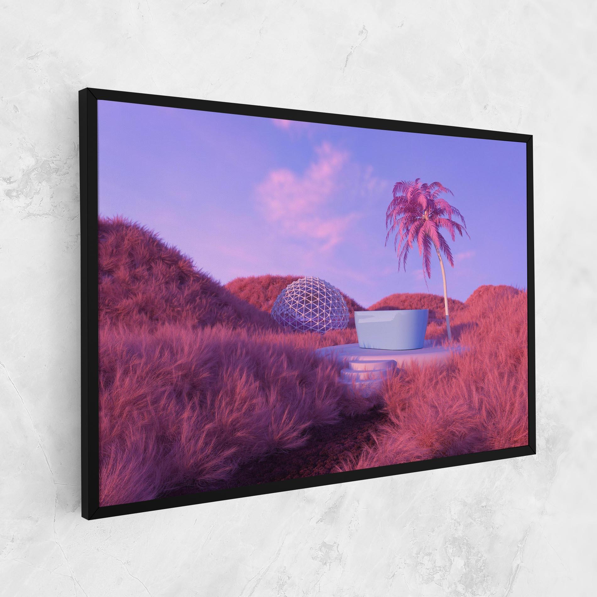 Tablou Canvas Pink World mockup 1