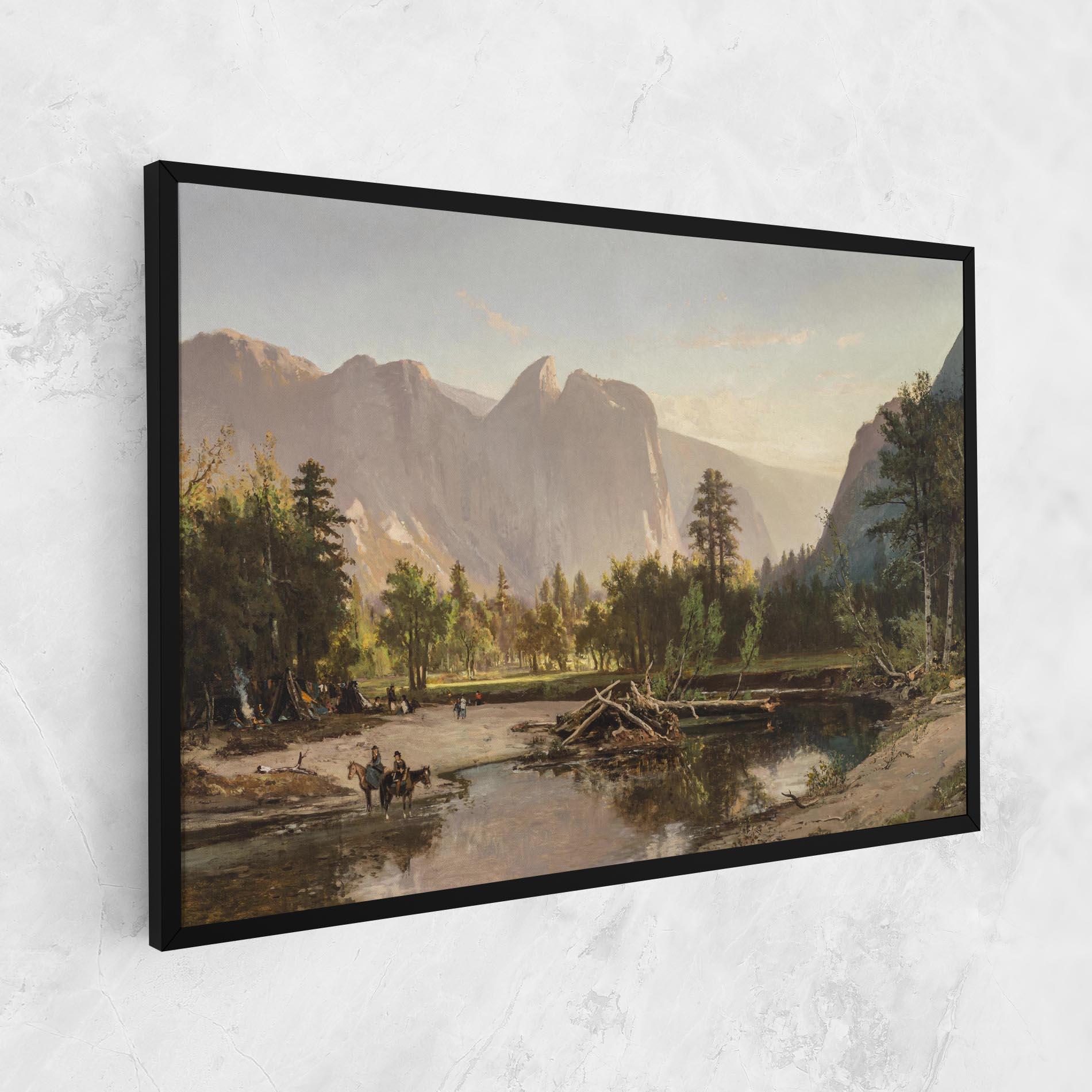 Tablou Canvas Small Lake Forest mockup 1