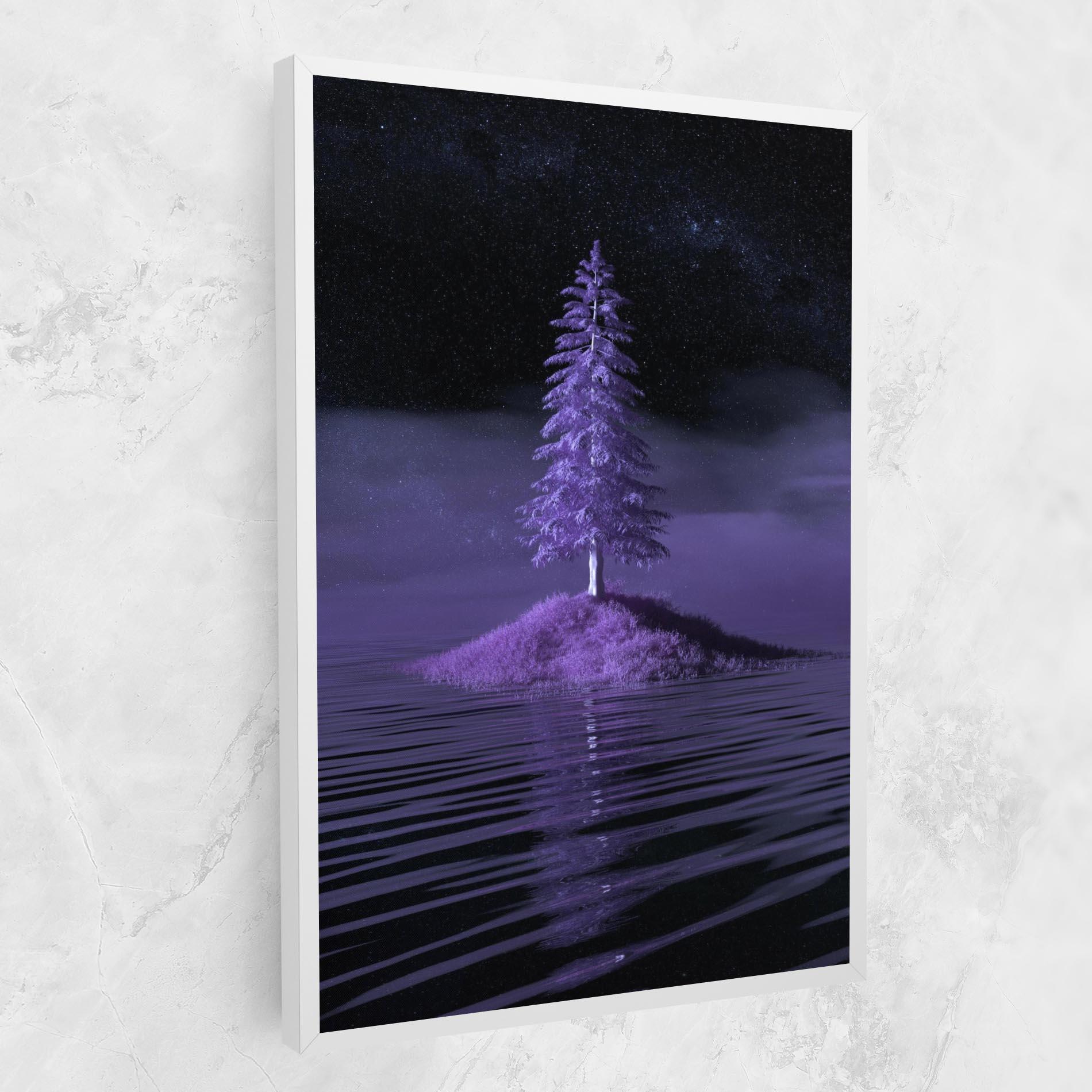 Tablou Canvas Magenta Landscape mockup 1