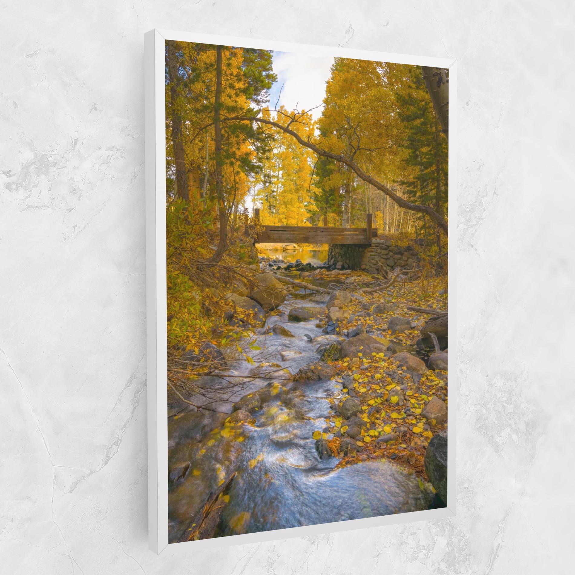 Tablou Canvas Yellow View Forest mockup 1