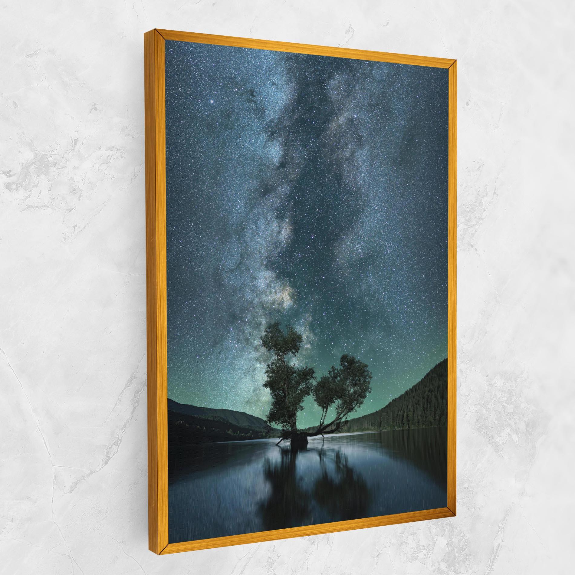 Tablou Canvas Lake Stars mockup 1