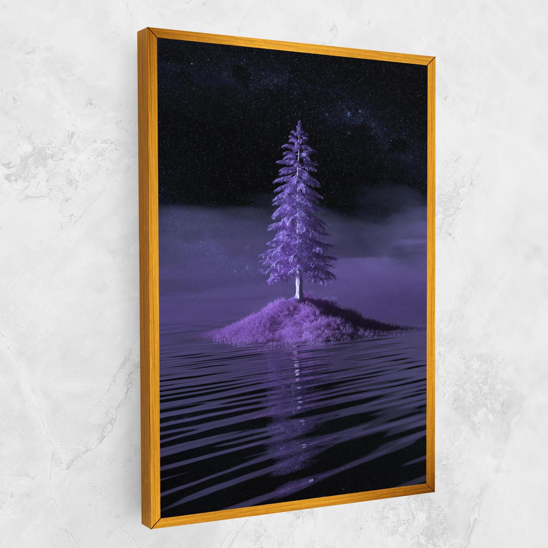 Tablou Canvas Magenta Landscape mockup 1