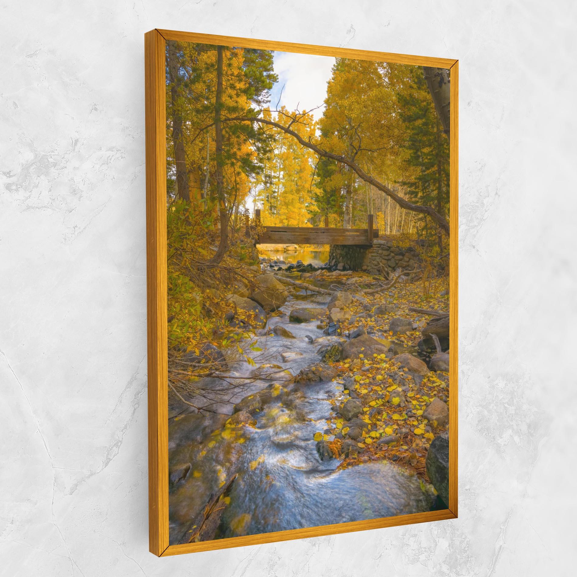 Tablou Canvas Yellow View Forest mockup 1