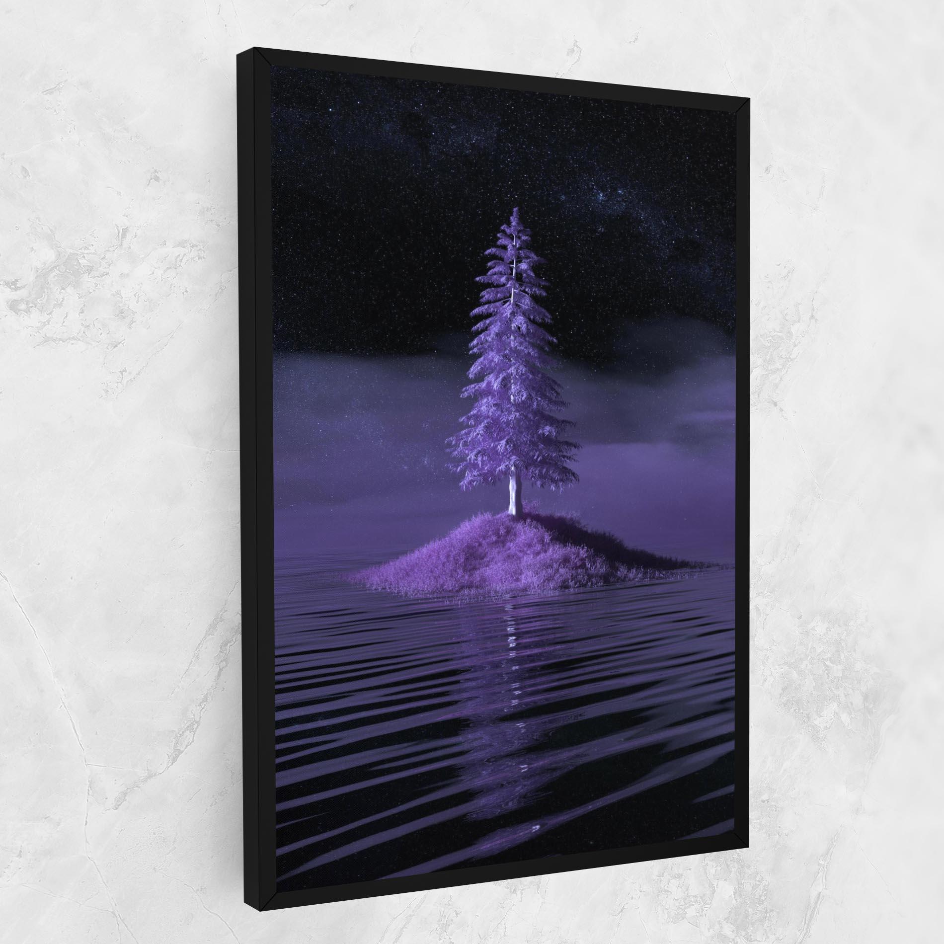 Tablou Canvas Magenta Landscape mockup 1