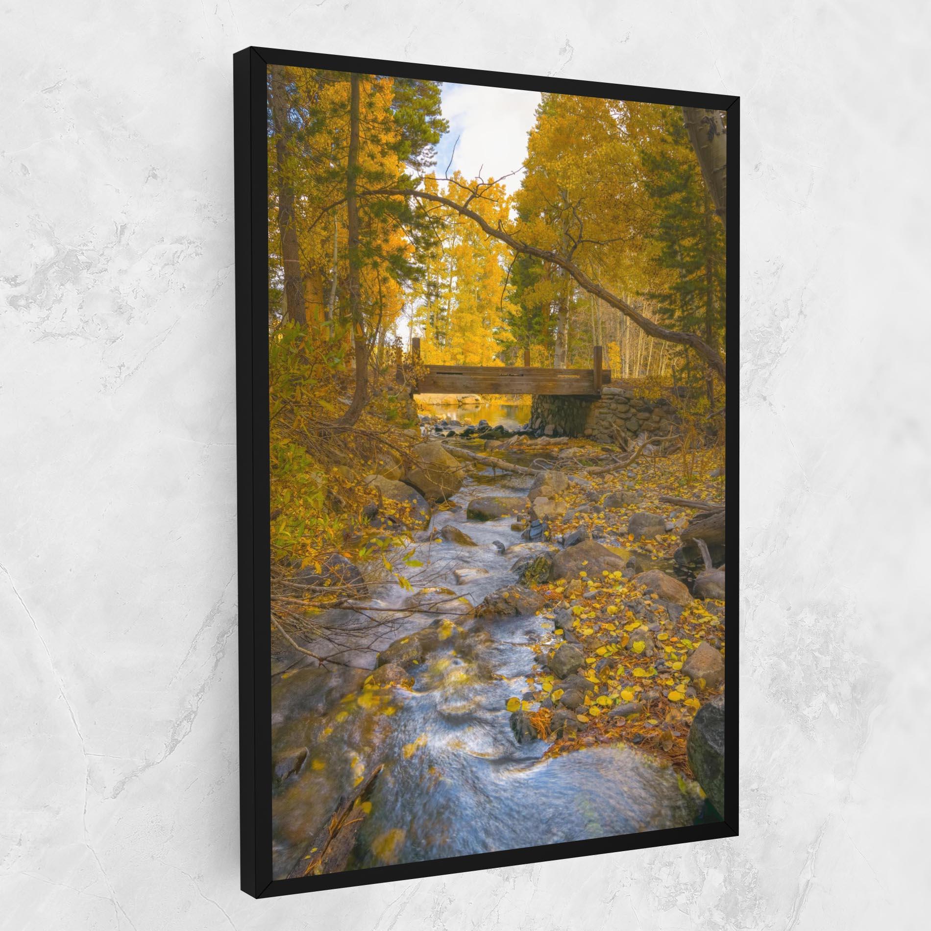 Tablou Canvas Yellow View Forest mockup 1