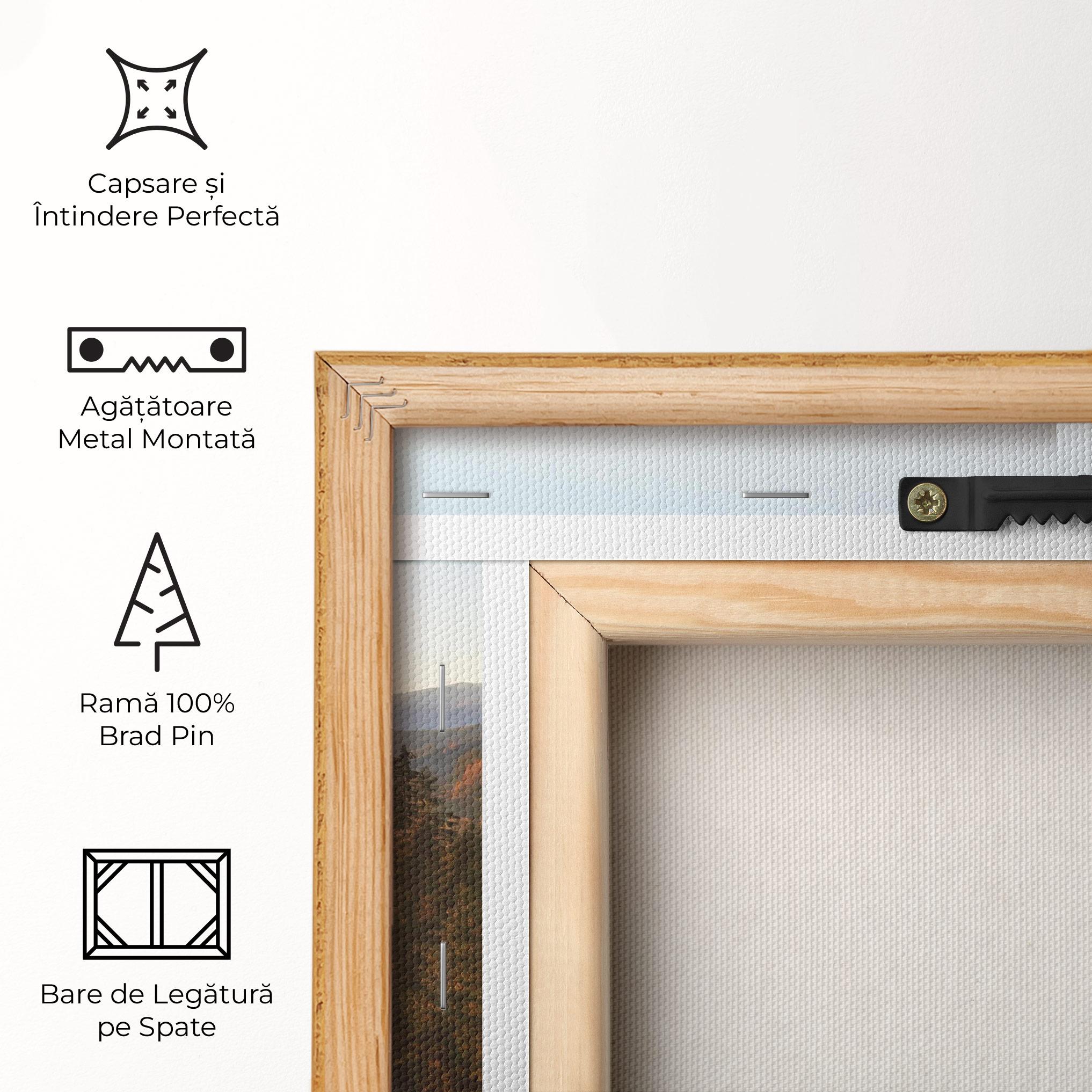 Tablou Canvas Autumn Morning mockup 5