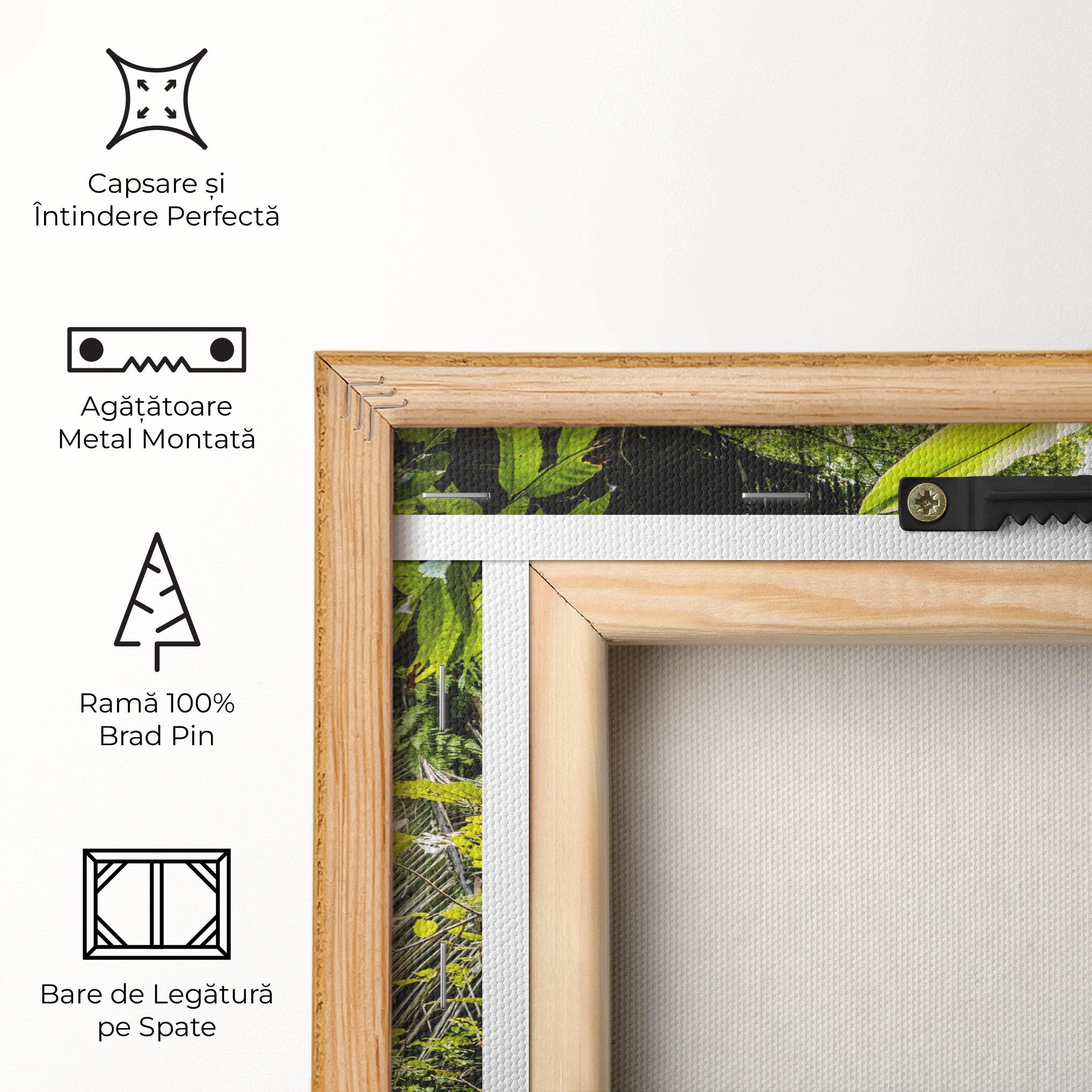 Tablou Canvas Big Leaf Forest mockup 5