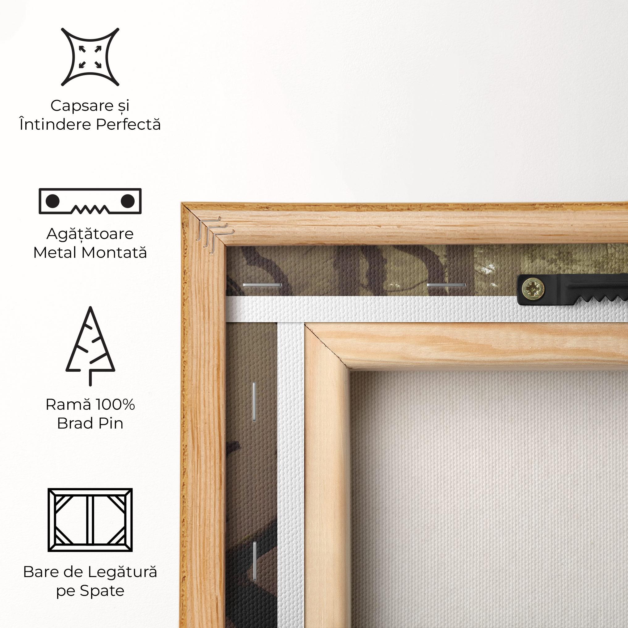 Tablou Canvas Foggy Tree Art mockup 5