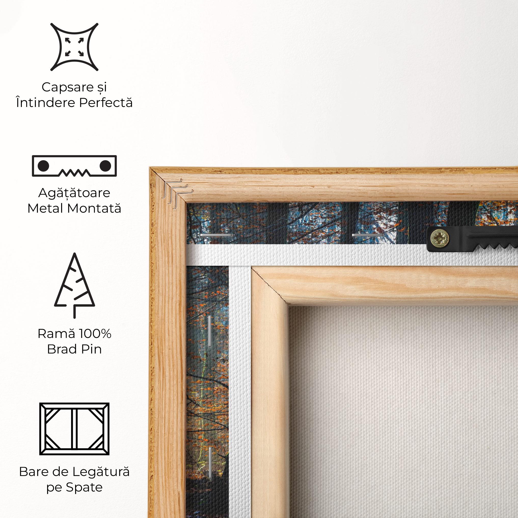 Tablou Canvas Forest Autumn Day mockup 5