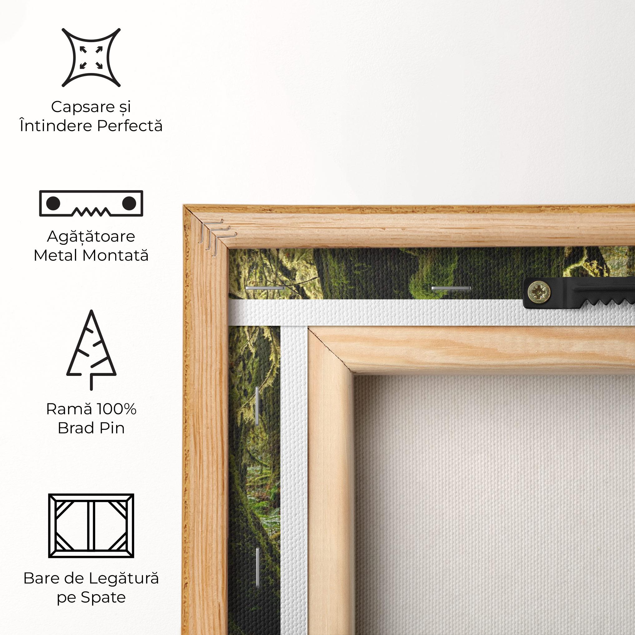 Tablou Canvas Green Moss Forest mockup 5