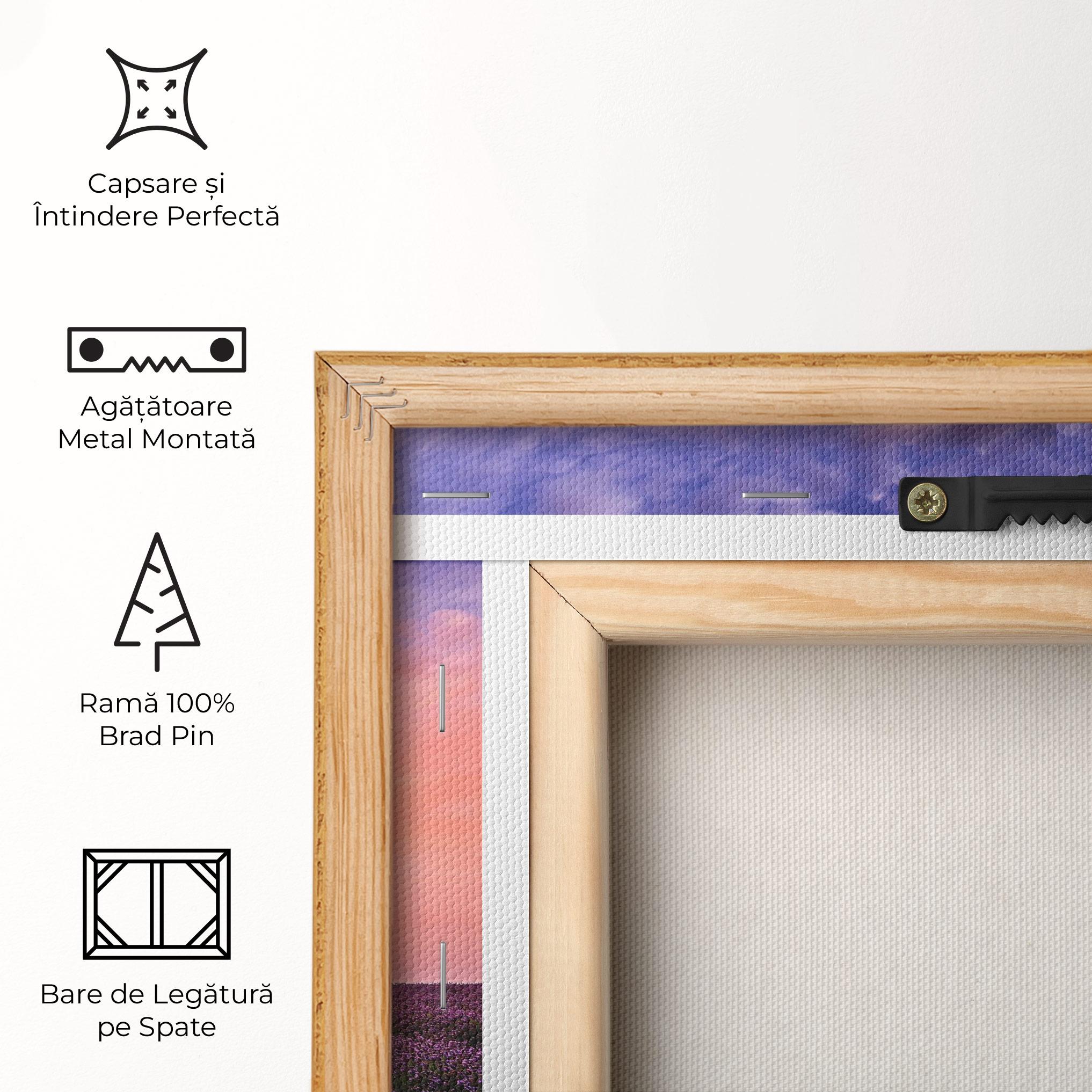 Tablou Canvas Lavender Field mockup 5