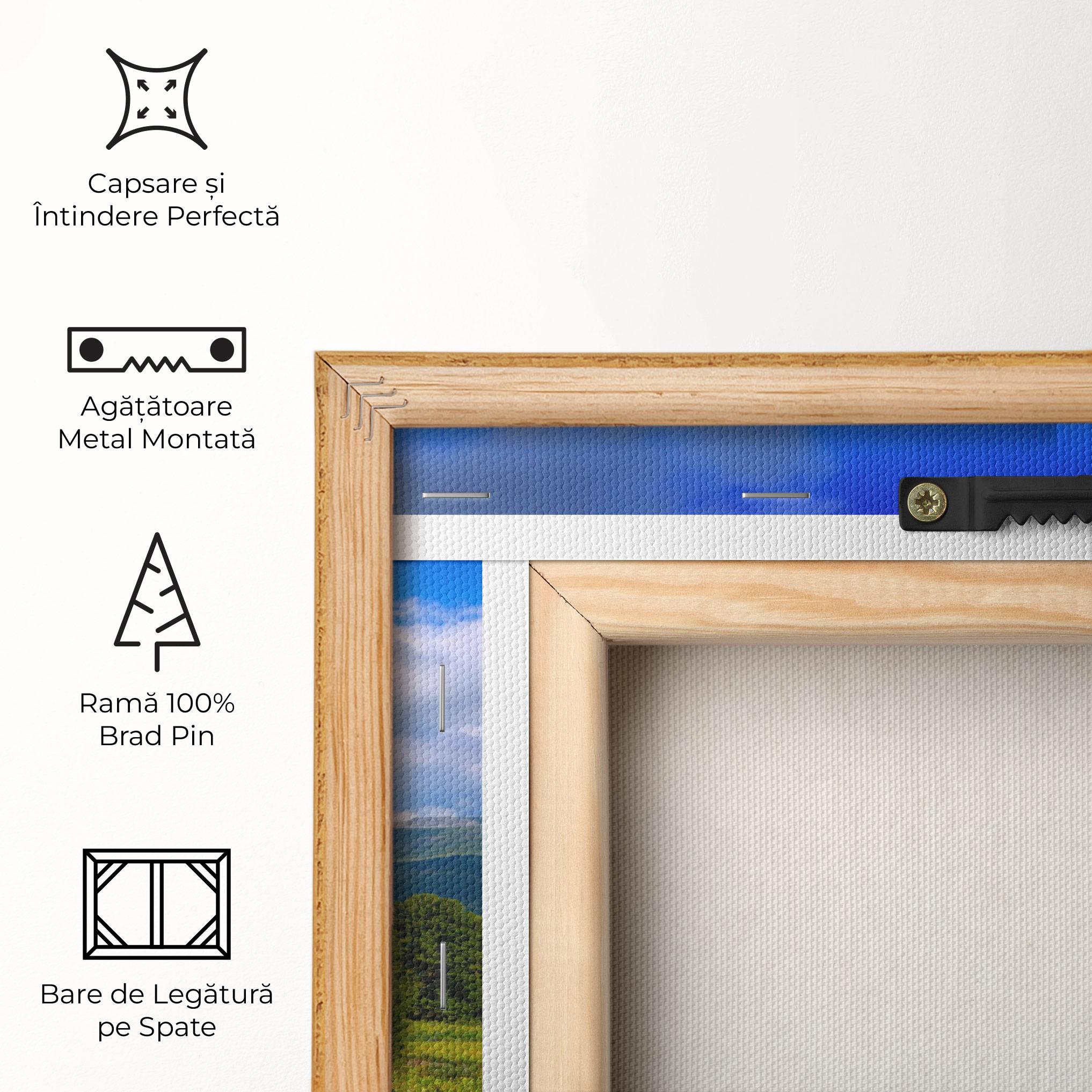 Tablou Canvas Morning Sunny Field mockup 5