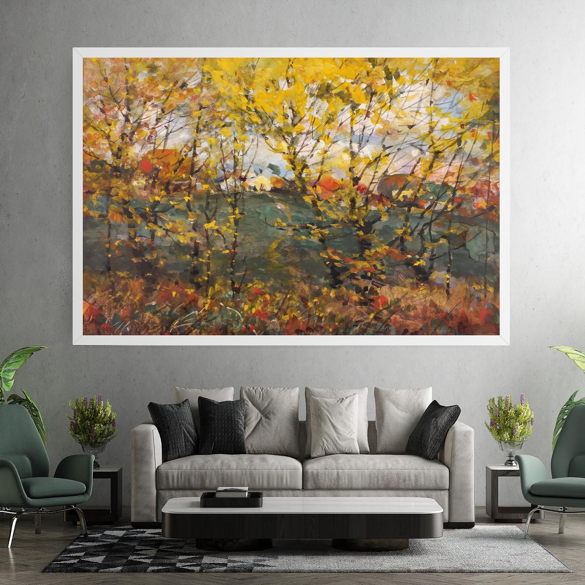 Autumn Painting Tree mockup 7