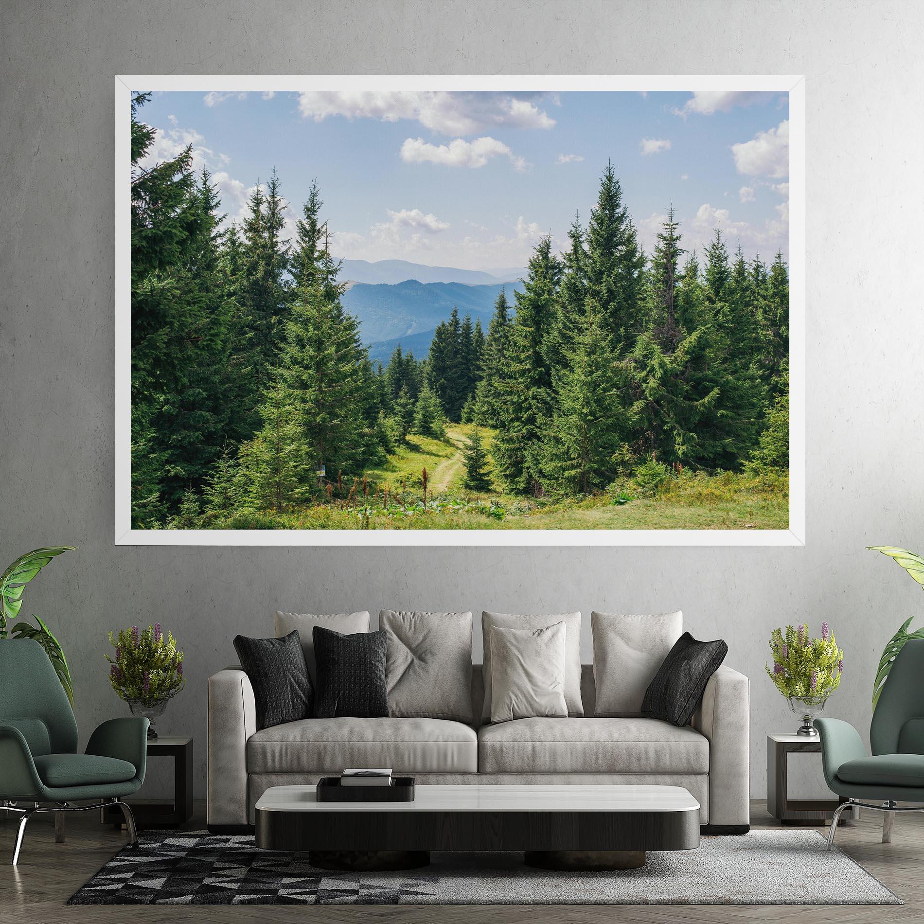 Tablou Canvas Carpathian Mountain mockup 7