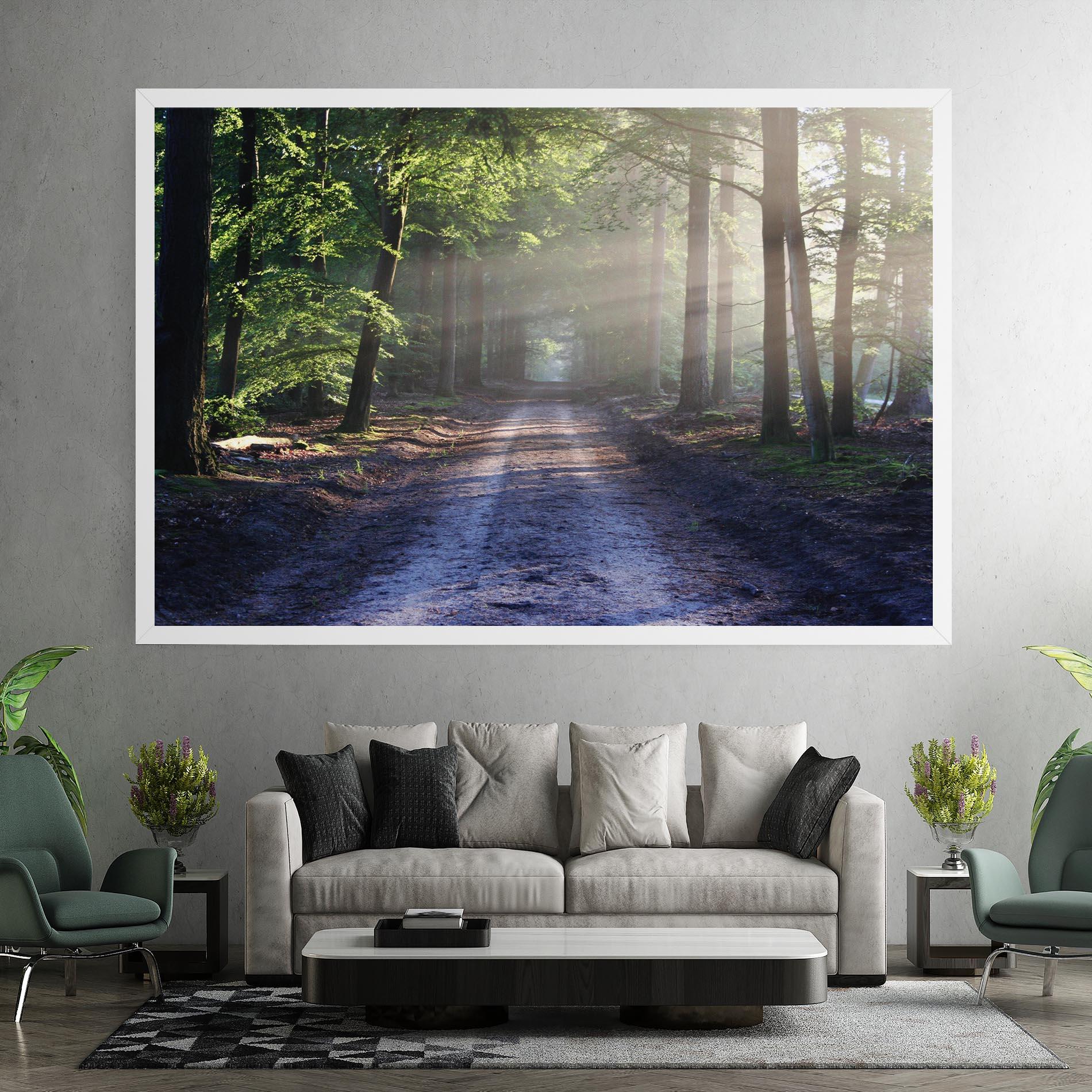 Tablou Canvas Forest Road mockup 7
