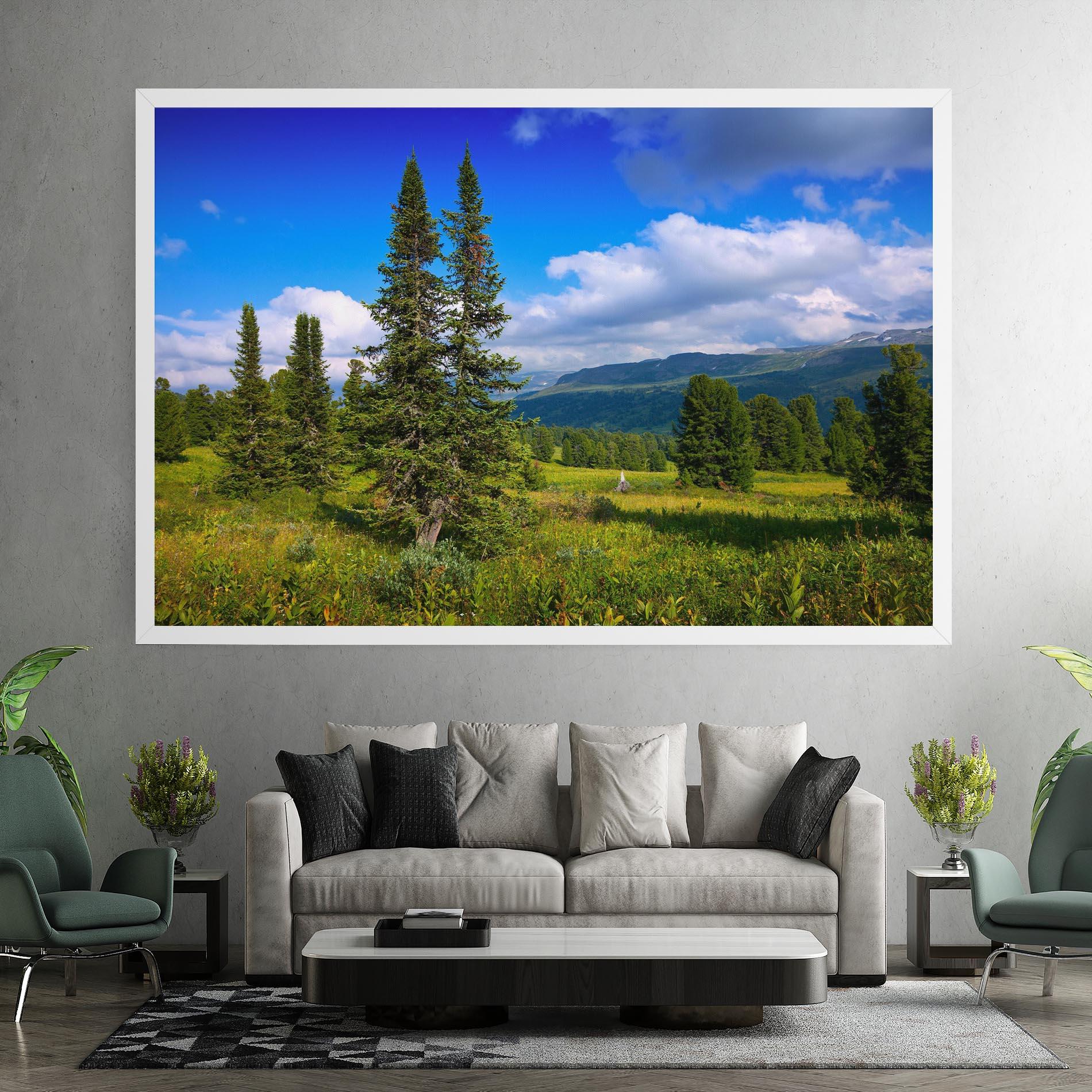 Tablou Canvas Morning Sunny Field mockup 7