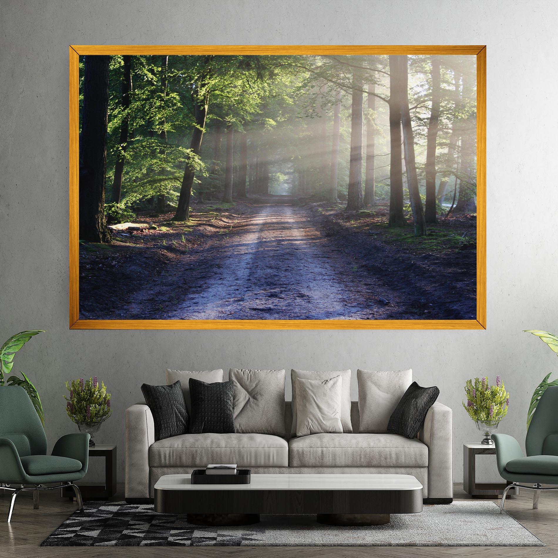 Tablou Canvas Forest Road mockup 7