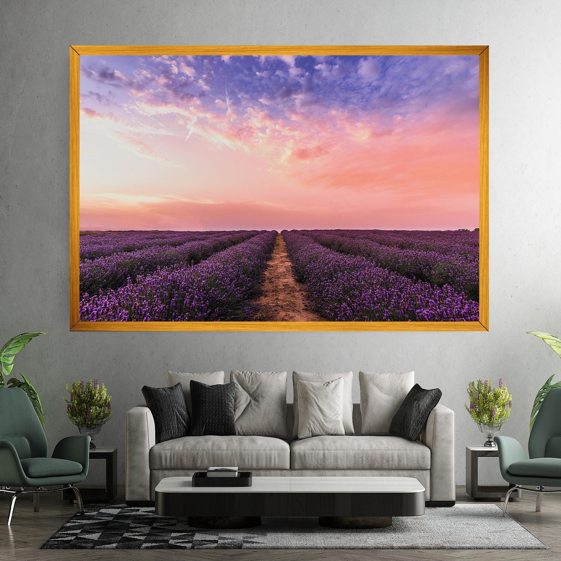 Tablou Canvas Lavender Field mockup 7