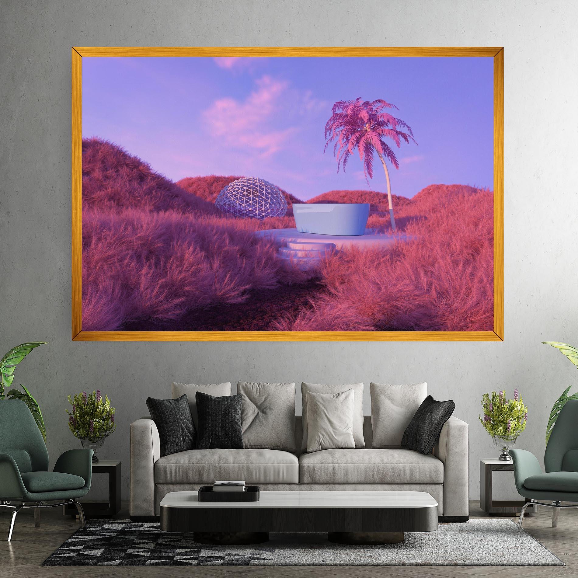 Tablou Canvas Pink World mockup 7