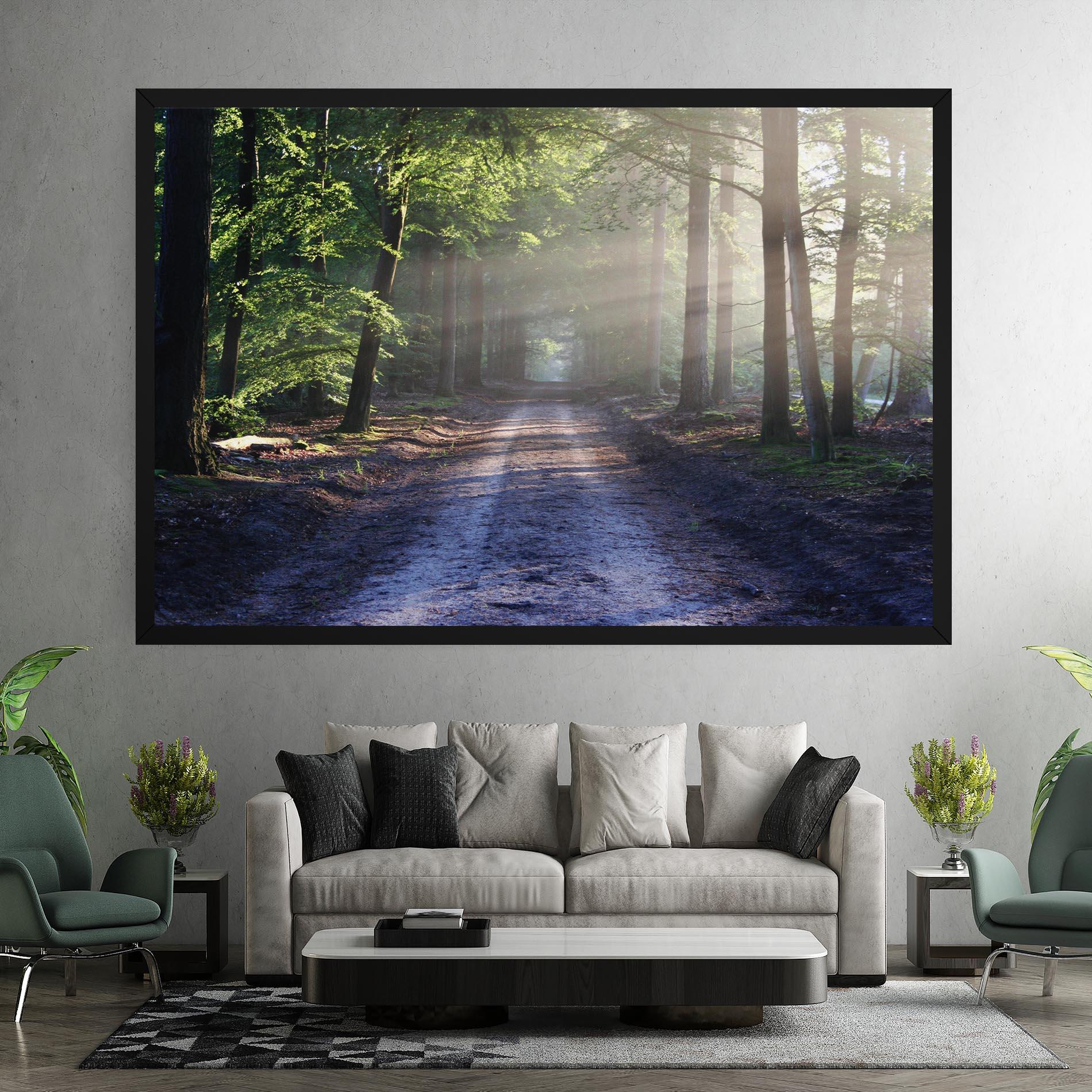 Tablou Canvas Forest Road mockup 7