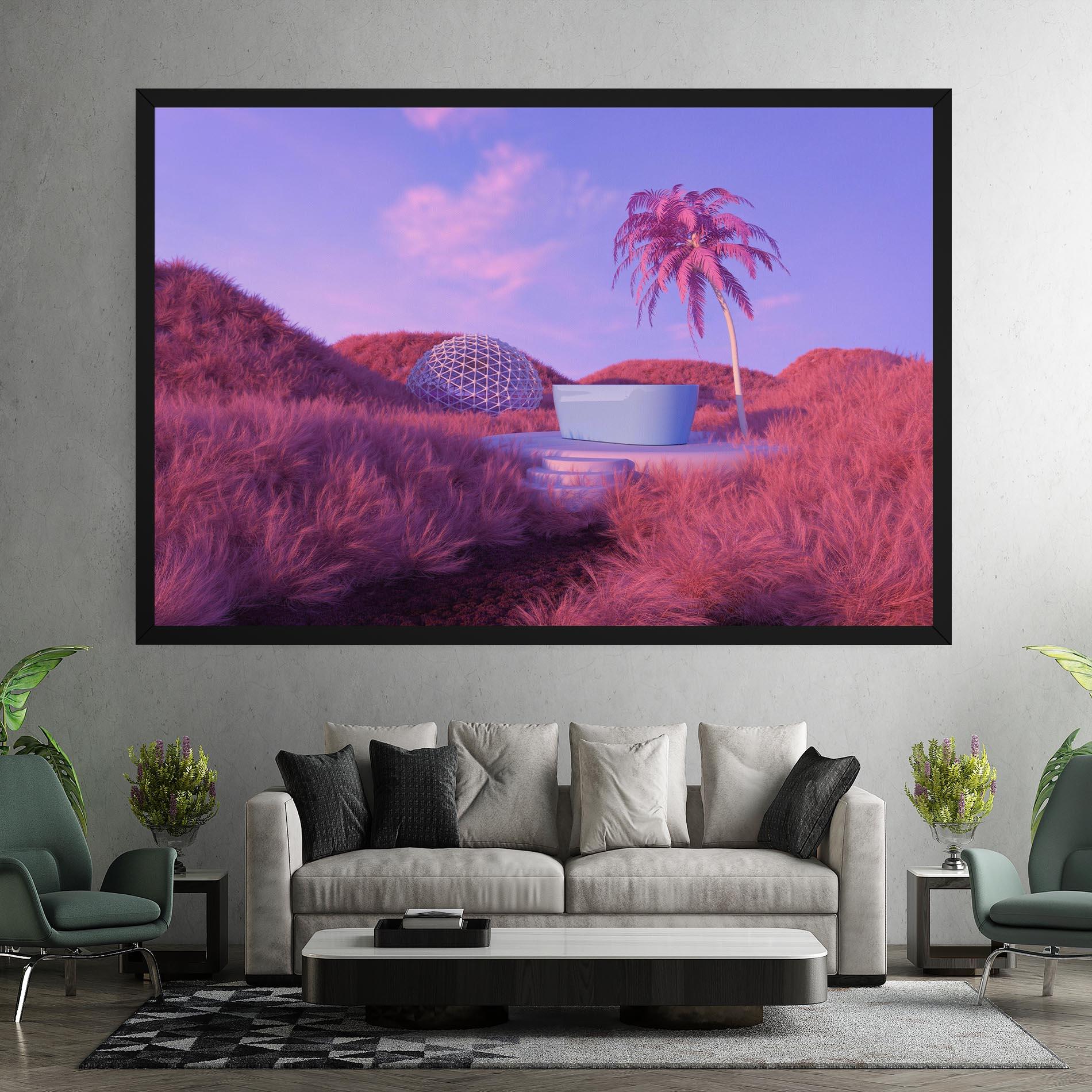 Tablou Canvas Pink World mockup 7