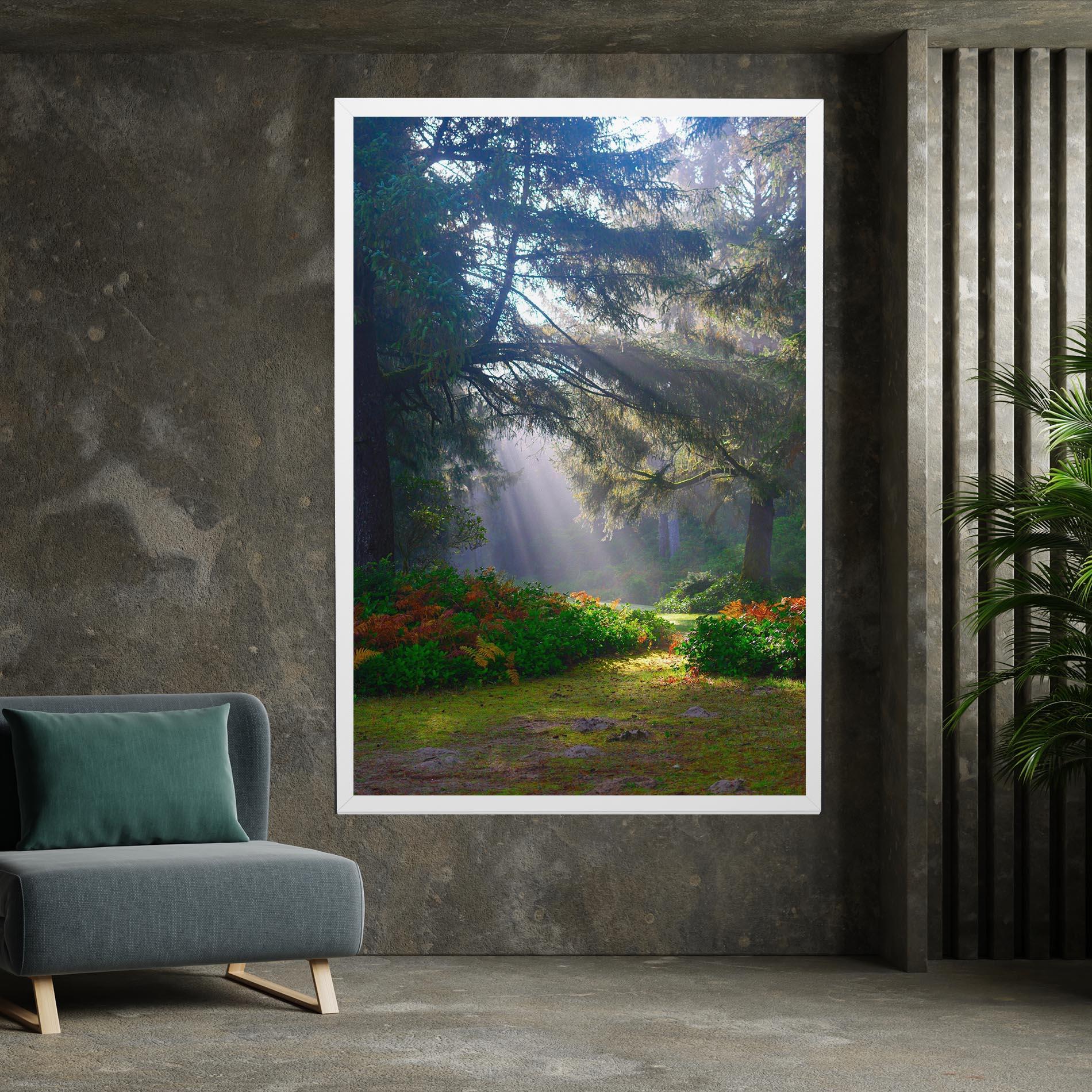 Tablou Canvas Forest Light mockup 7