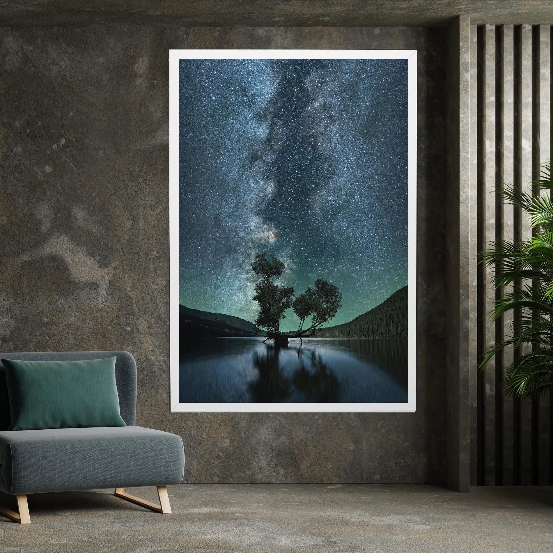Tablou Canvas Lake Stars mockup 7