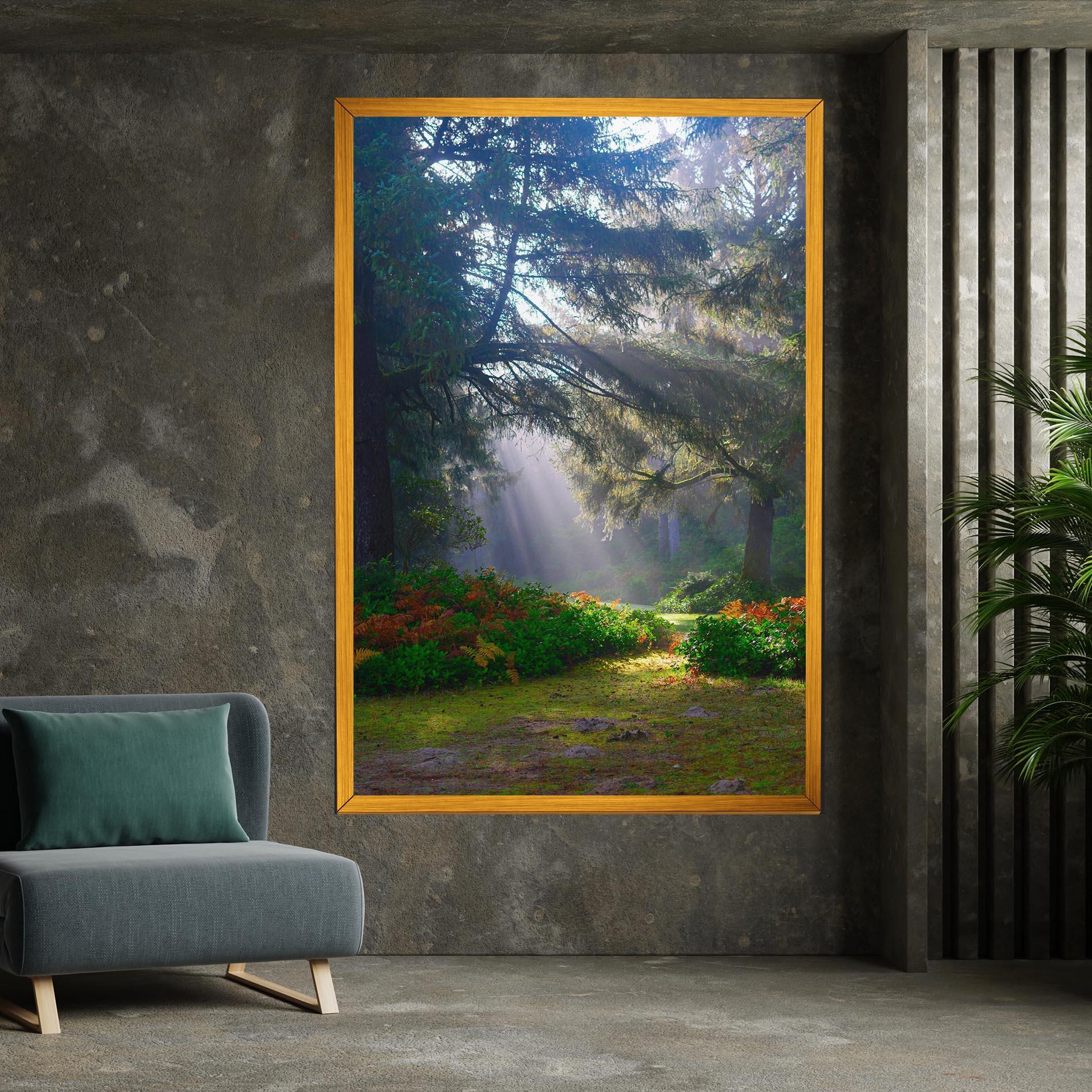 Tablou Canvas Forest Light mockup 7