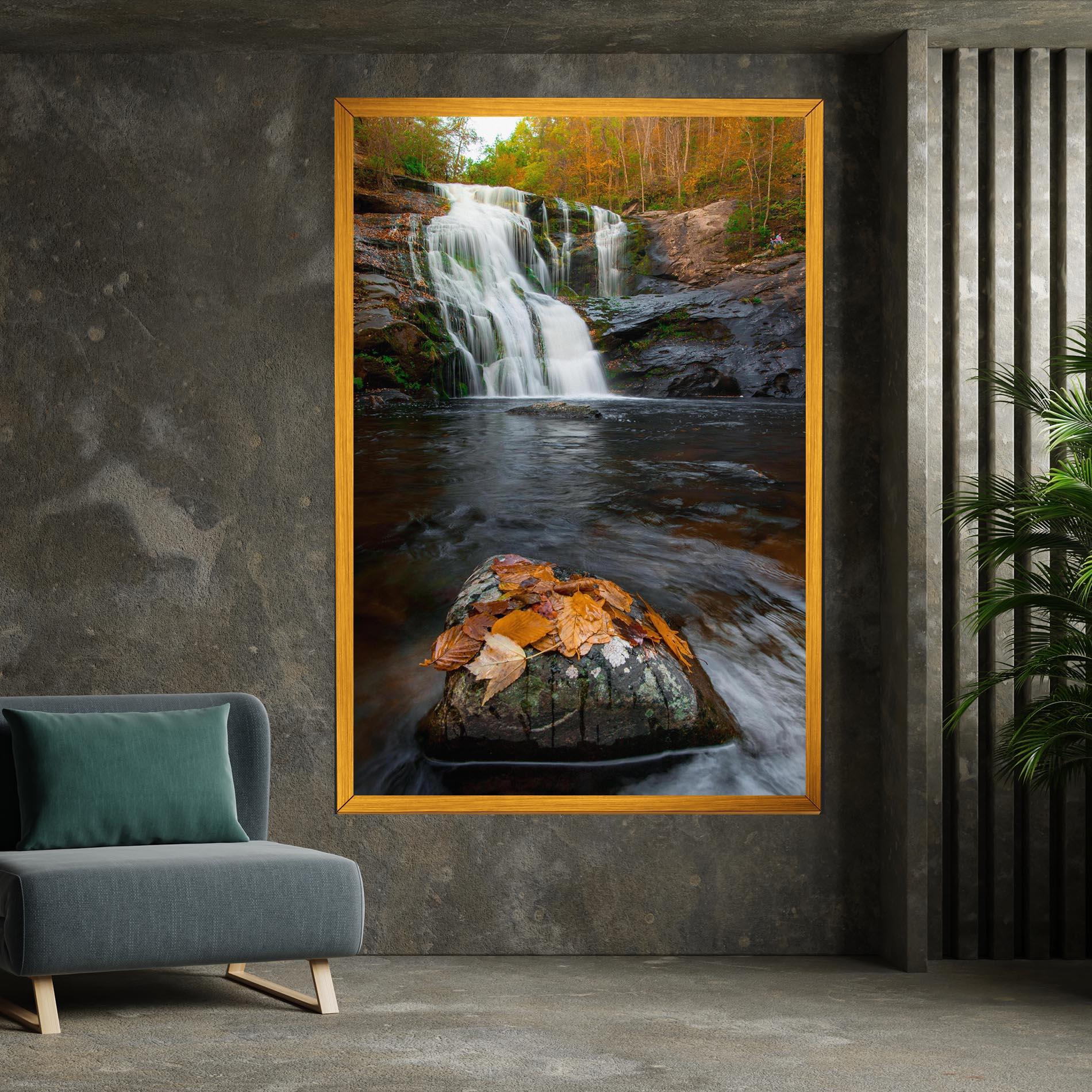 Tablou Canvas Forest Waterfall mockup 7